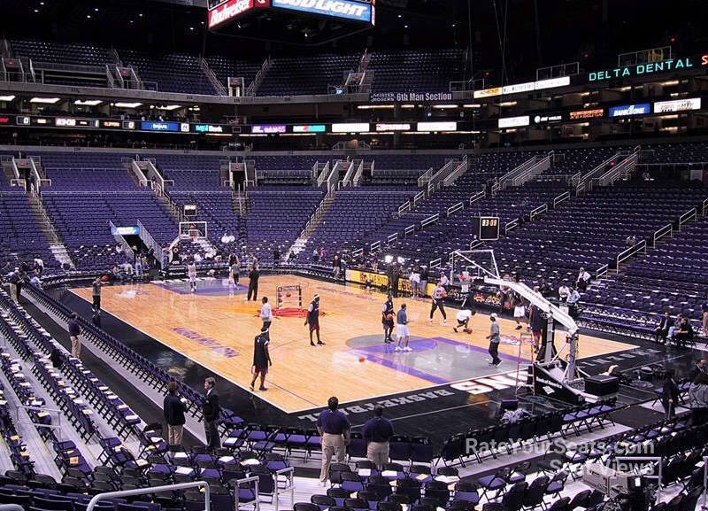 section 110, row 20 seat view  for basketball - phx arena