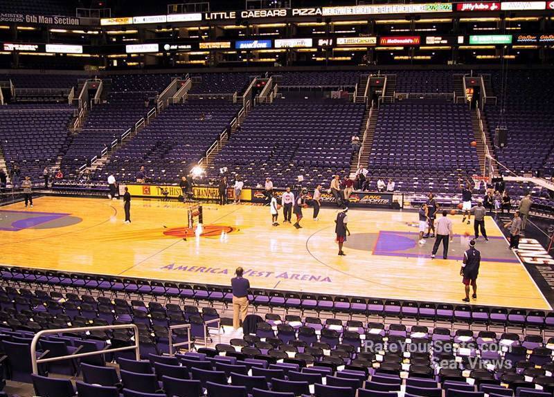 section 113, row 20 seat view  for basketball - mortgage matchup center