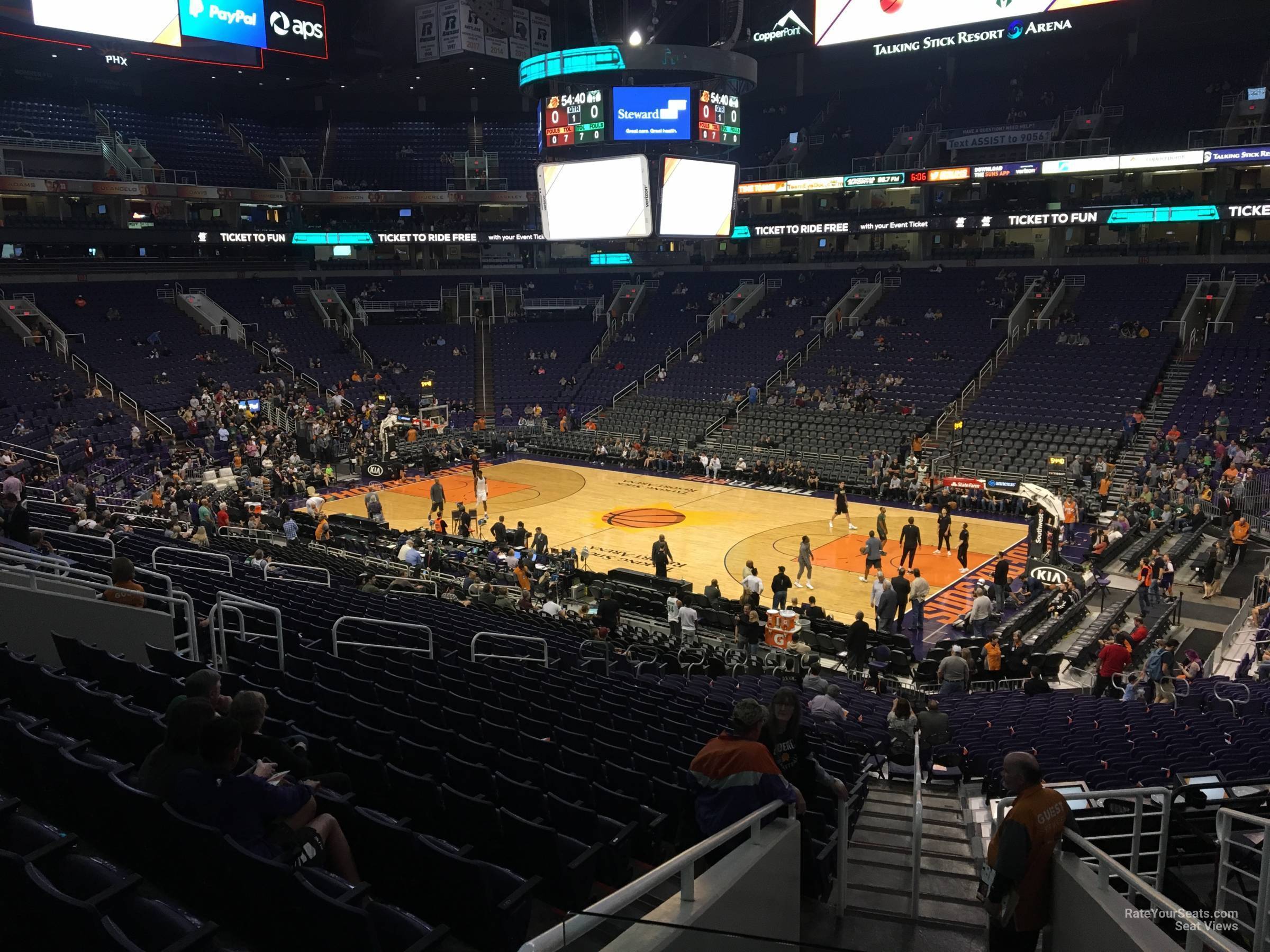 Talking Stick Resort Arena Section 123 - Phoenix Suns - RateYourSeats.com2400 x 1800