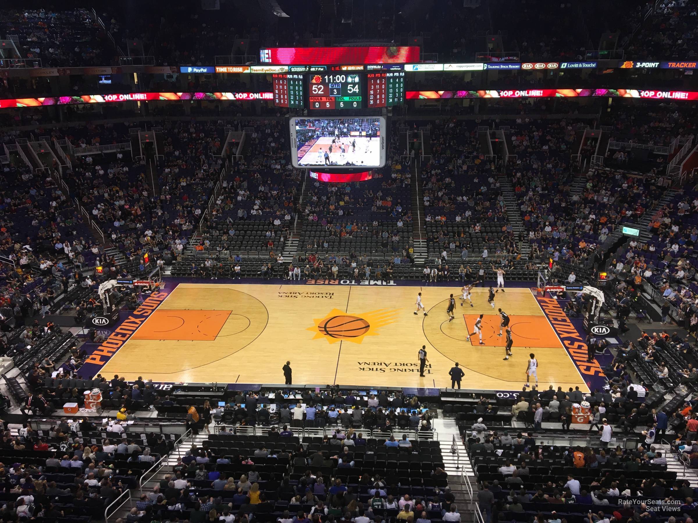 view from Section 203 