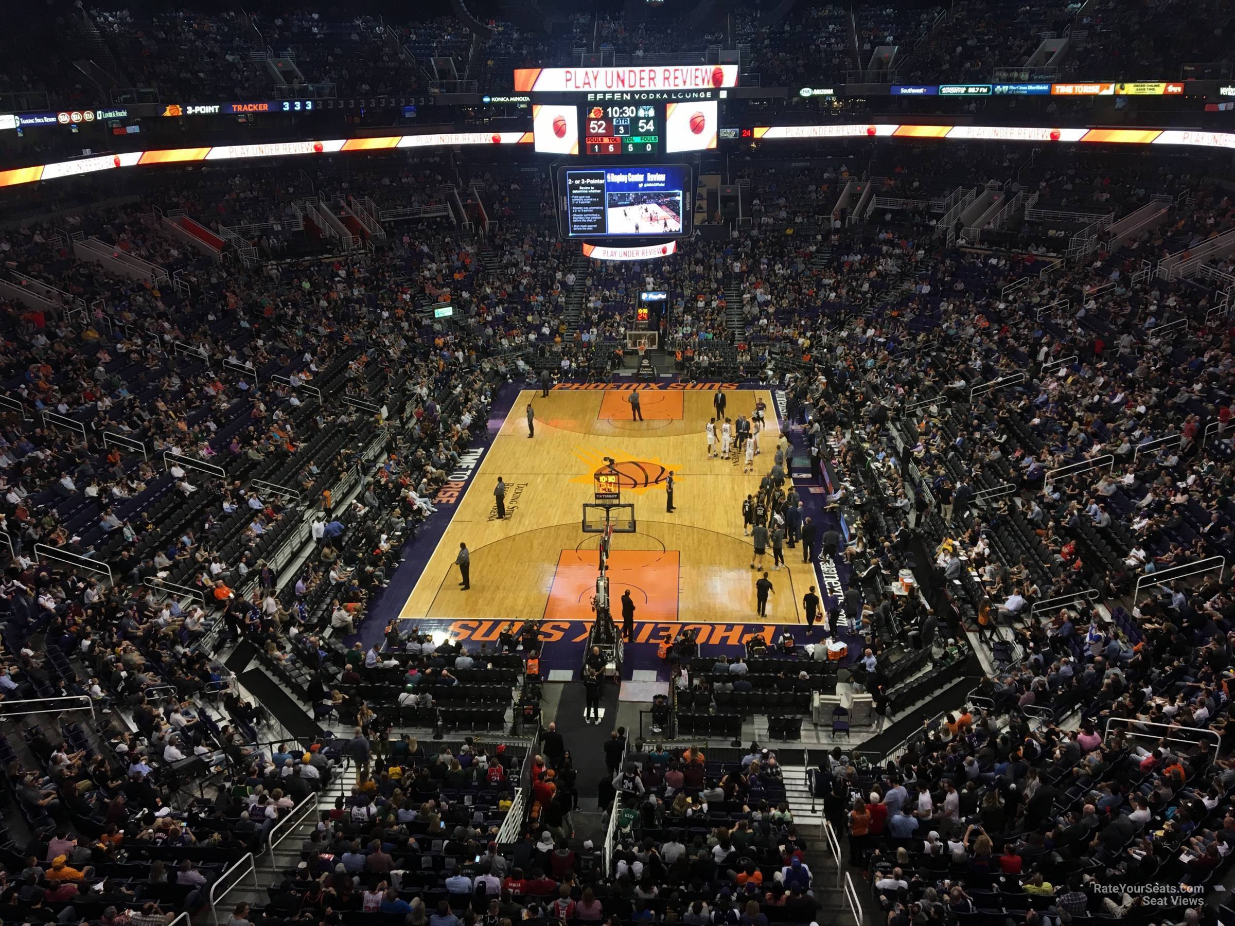 section 211, row 2 seat view  for basketball - footprint center