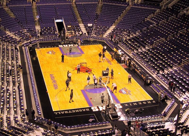 section 212, row 14 seat view  for basketball - phx arena