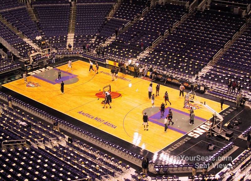 section 214, row 14 seat view  for basketball - mortgage matchup center