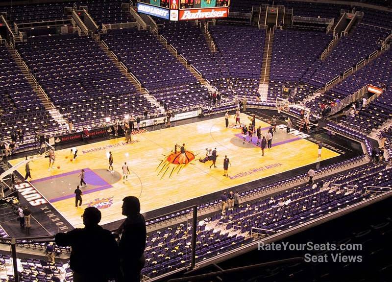 section 222, row 14 seat view  for basketball - footprint center