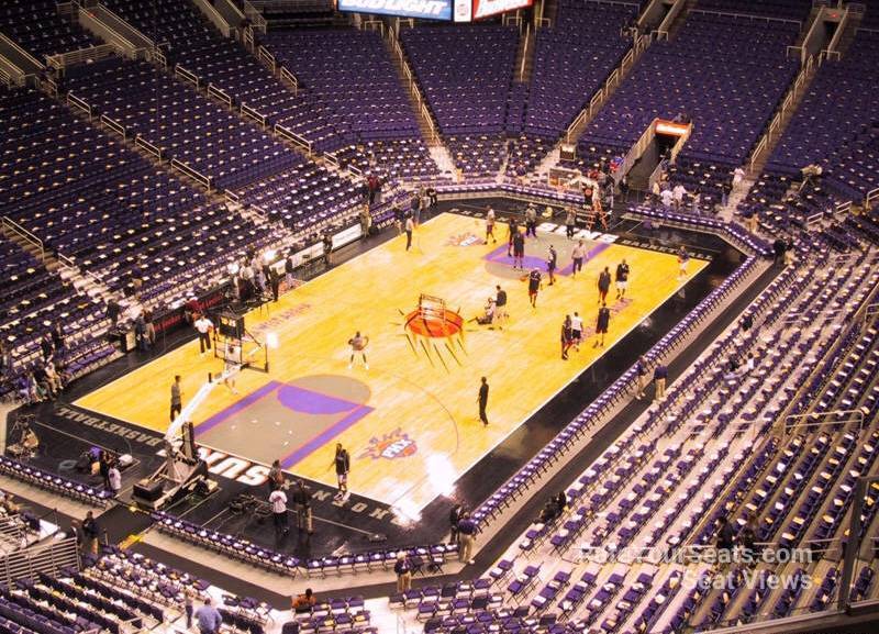 section 225, row 14 seat view  for basketball - mortgage matchup center