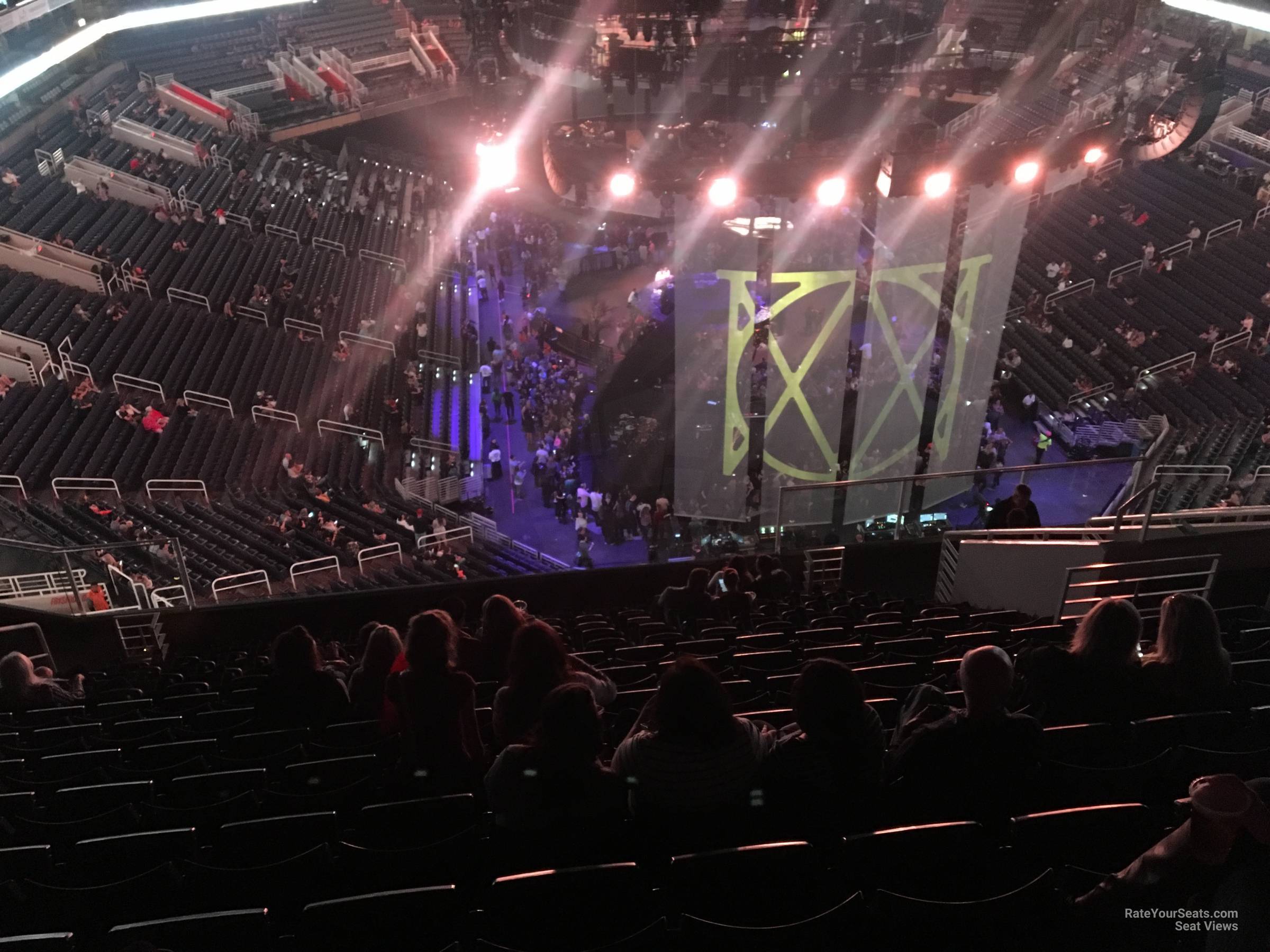 section 212, row 12 seat view  for concert - phx arena