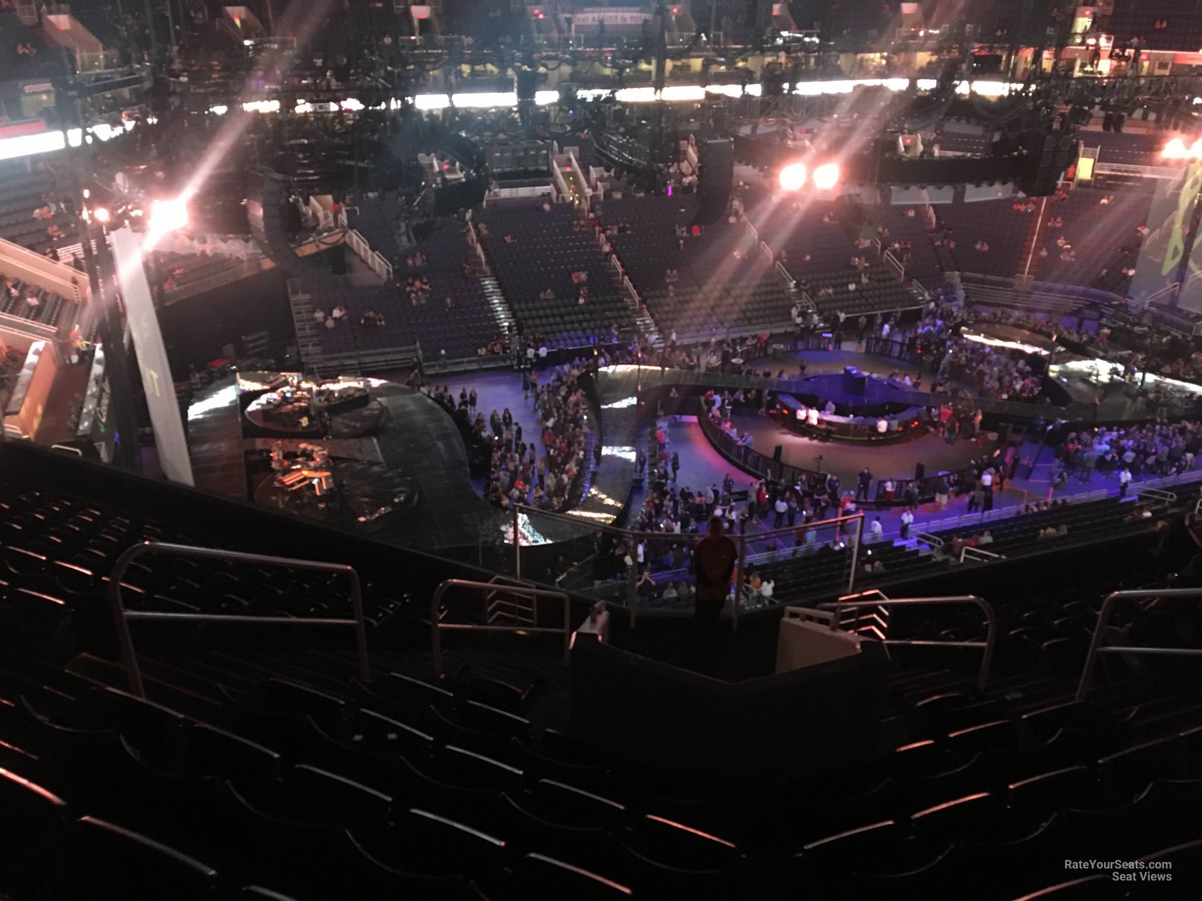 section 222, row 12 seat view  for concert - phx arena