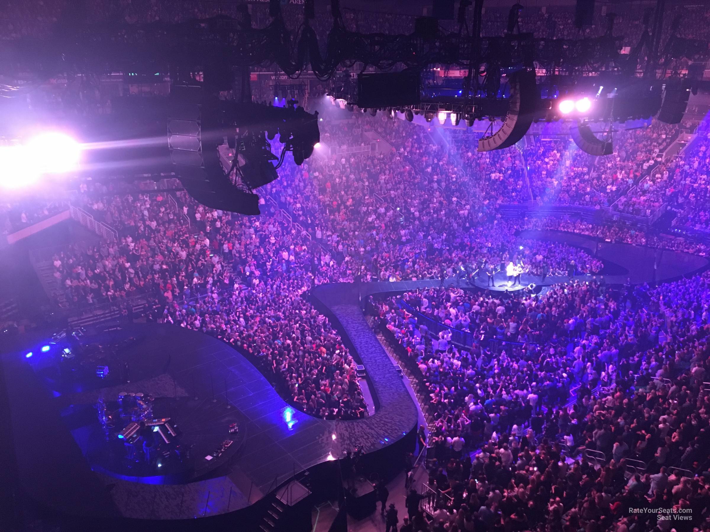 section 223, row 2 seat view  for concert - phx arena