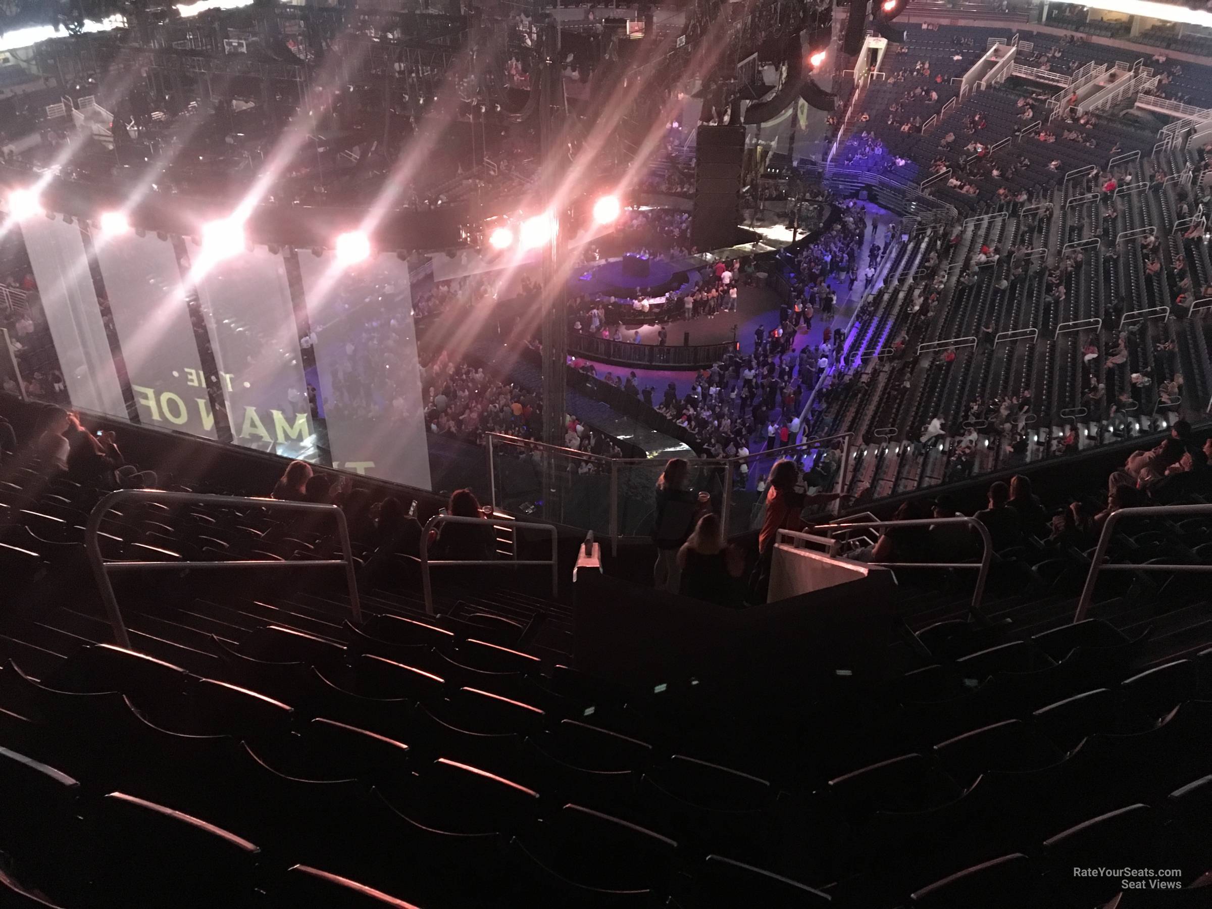 section 225, row 12 seat view  for concert - phx arena
