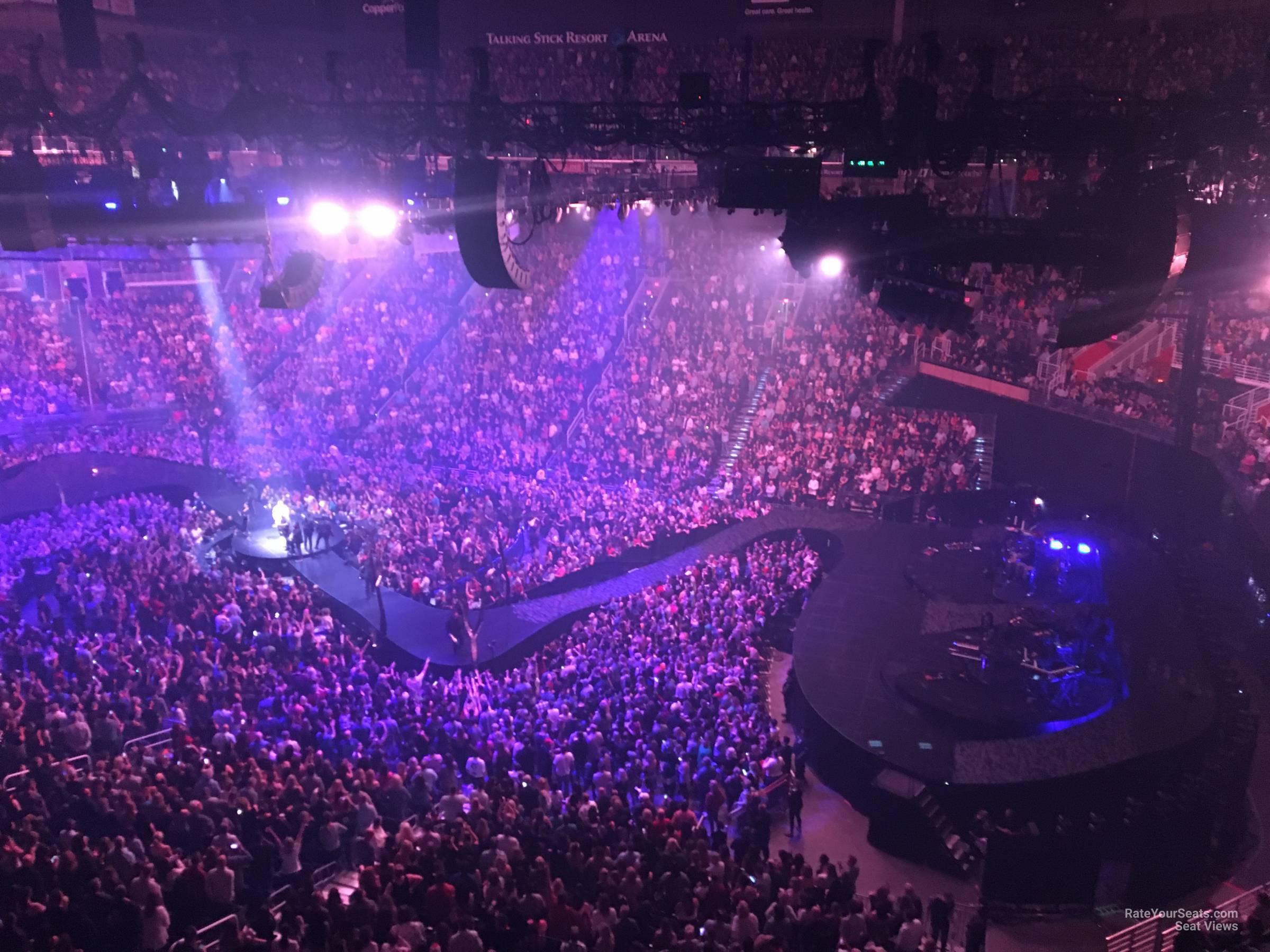 section 231, row 2 seat view  for concert - phx arena
