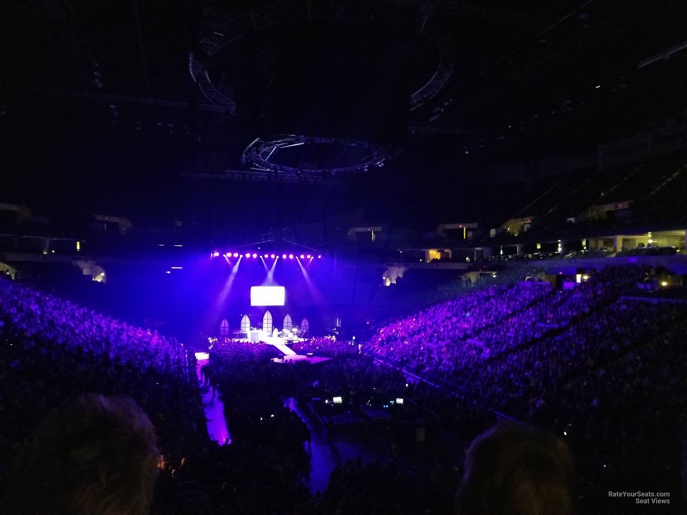 section 104, row u seat view  for concert - target center