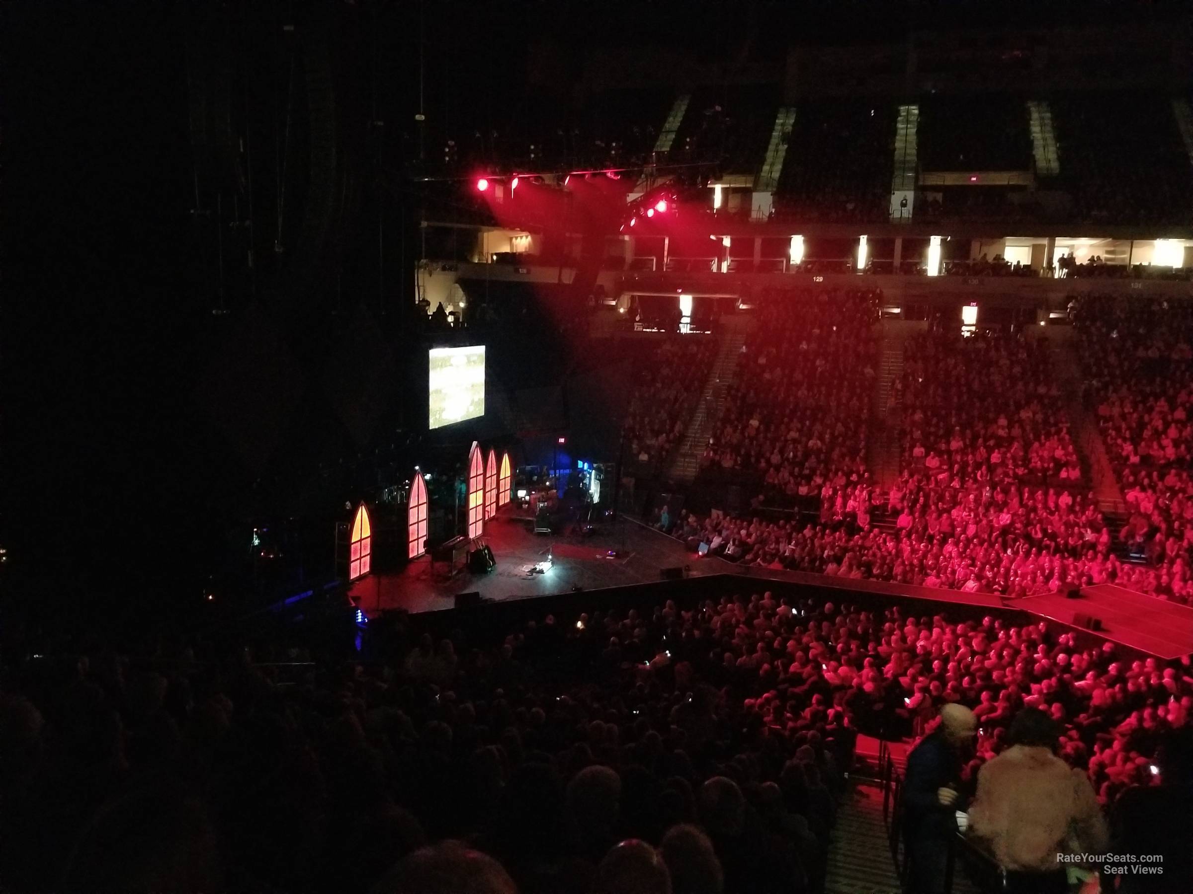 section 113, row u seat view  for concert - target center