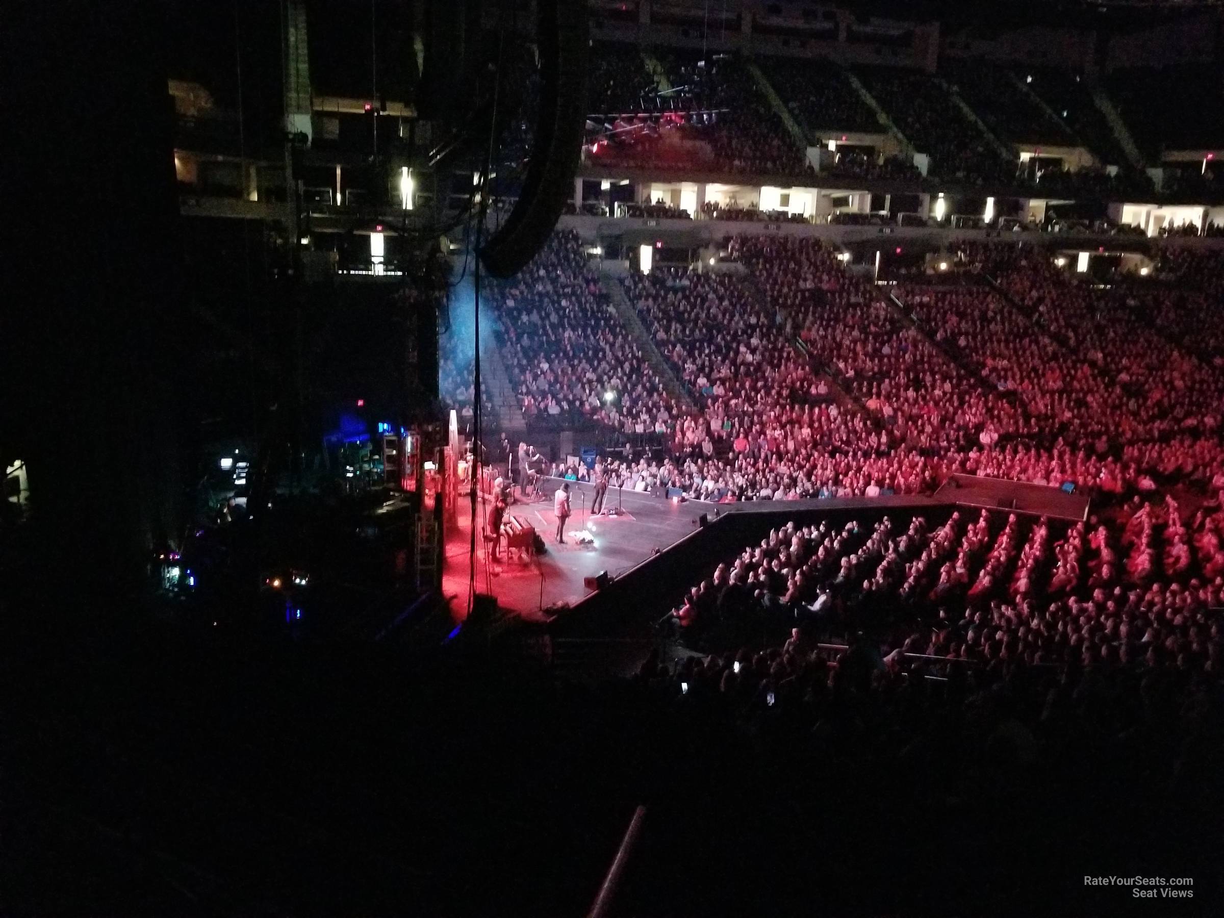 section 116, row u seat view  for concert - target center