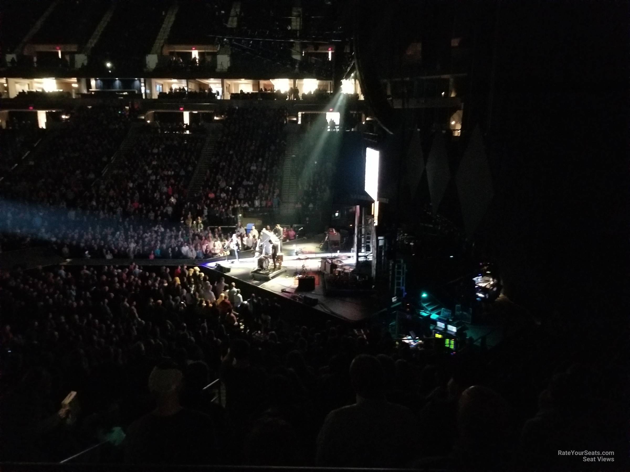 section 126, row u seat view  for concert - target center