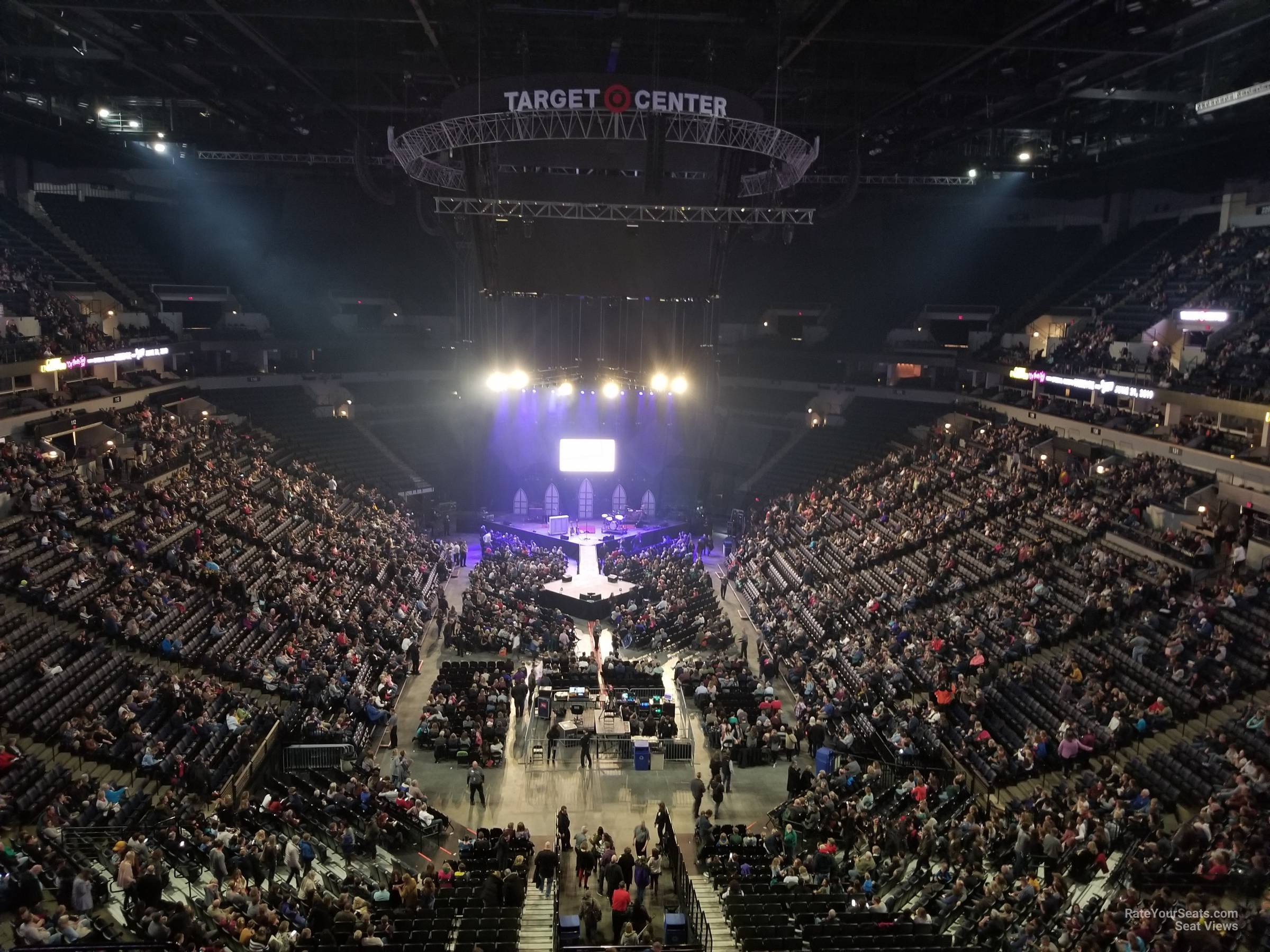 Target Center Concert Seating Chart With Rows