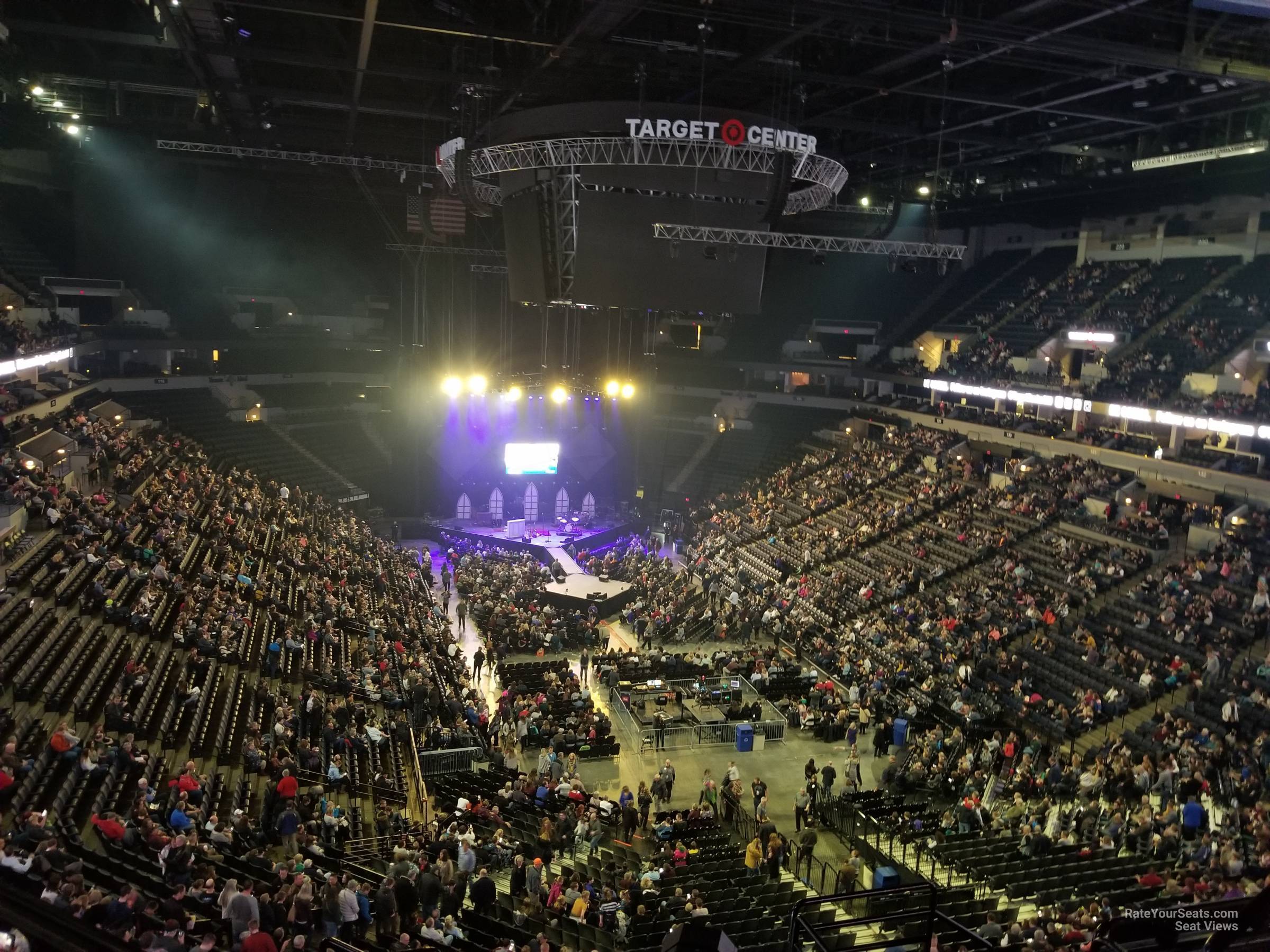Target Center Section 203 Concert Seating