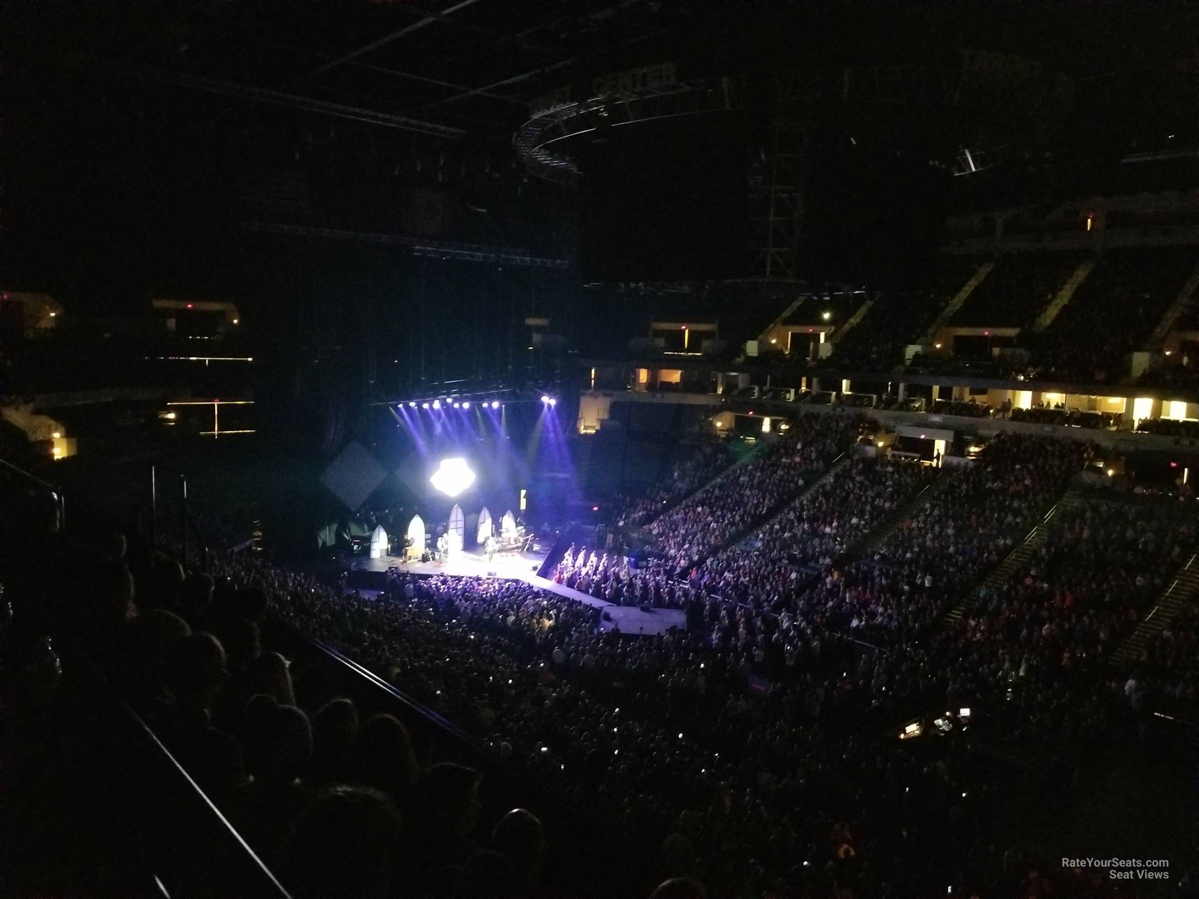 section 207, row c seat view  for concert - target center