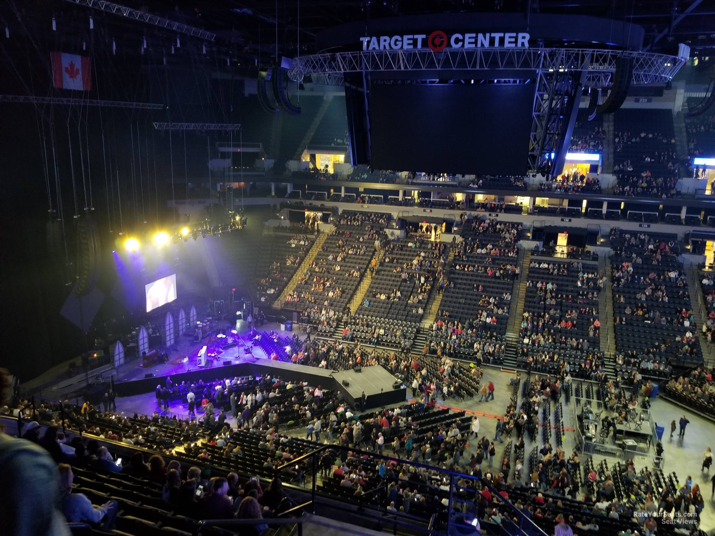 Target Center Section 210 Concert Seating