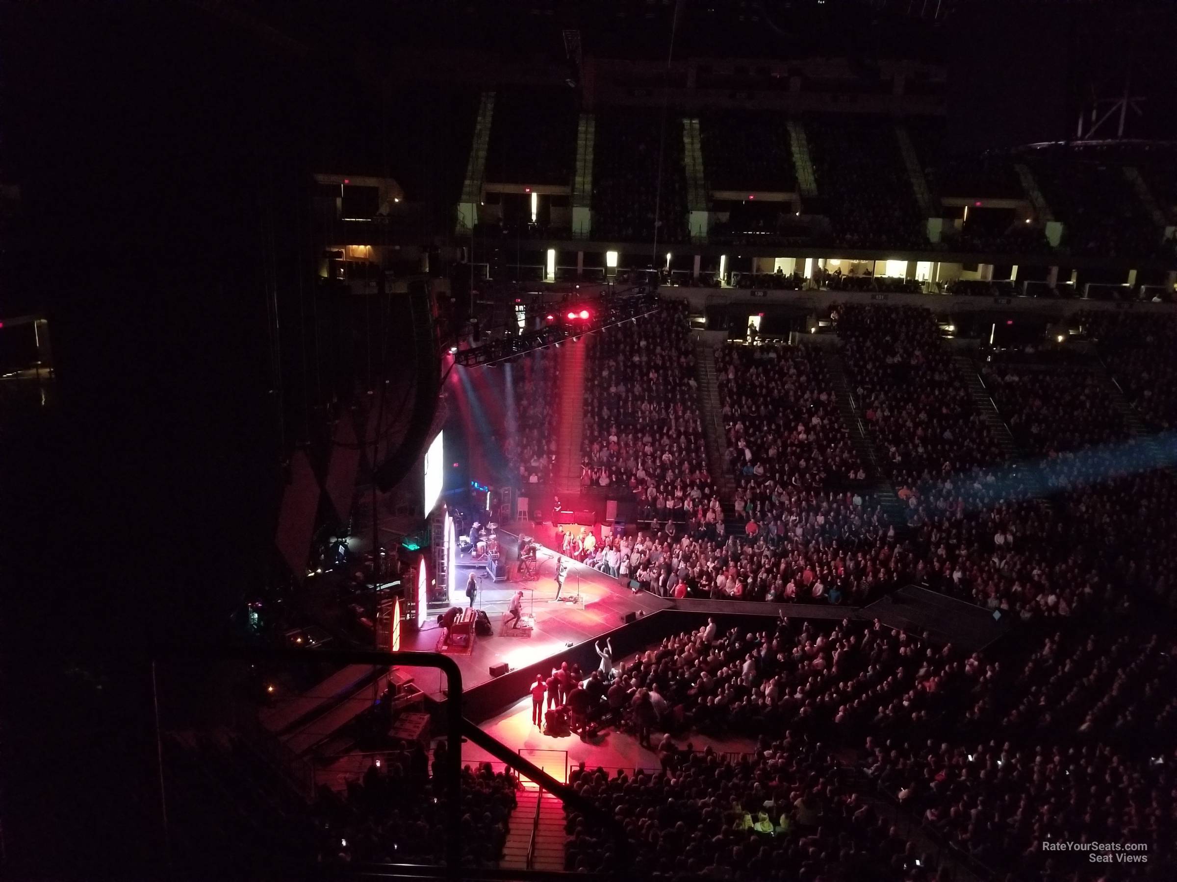 section 213, row c seat view  for concert - target center