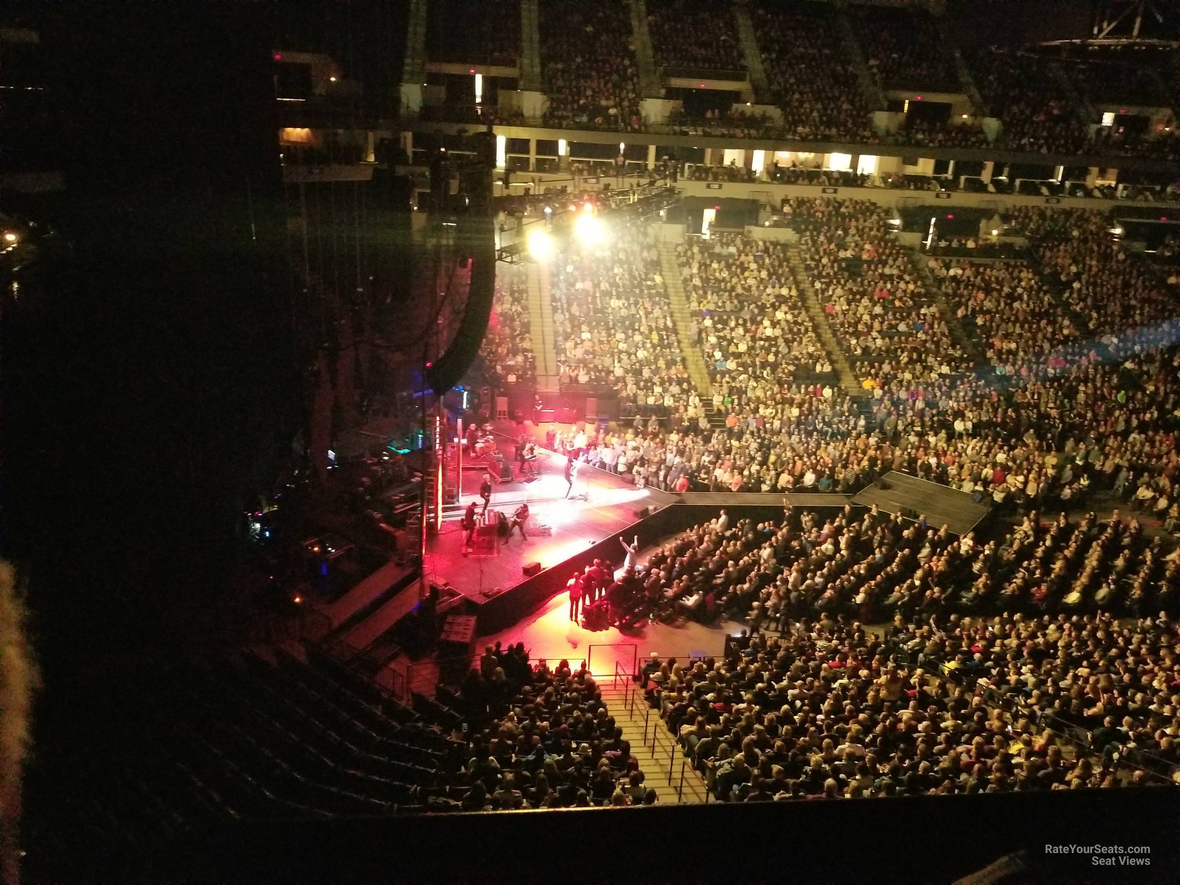 section 214, row c seat view  for concert - target center