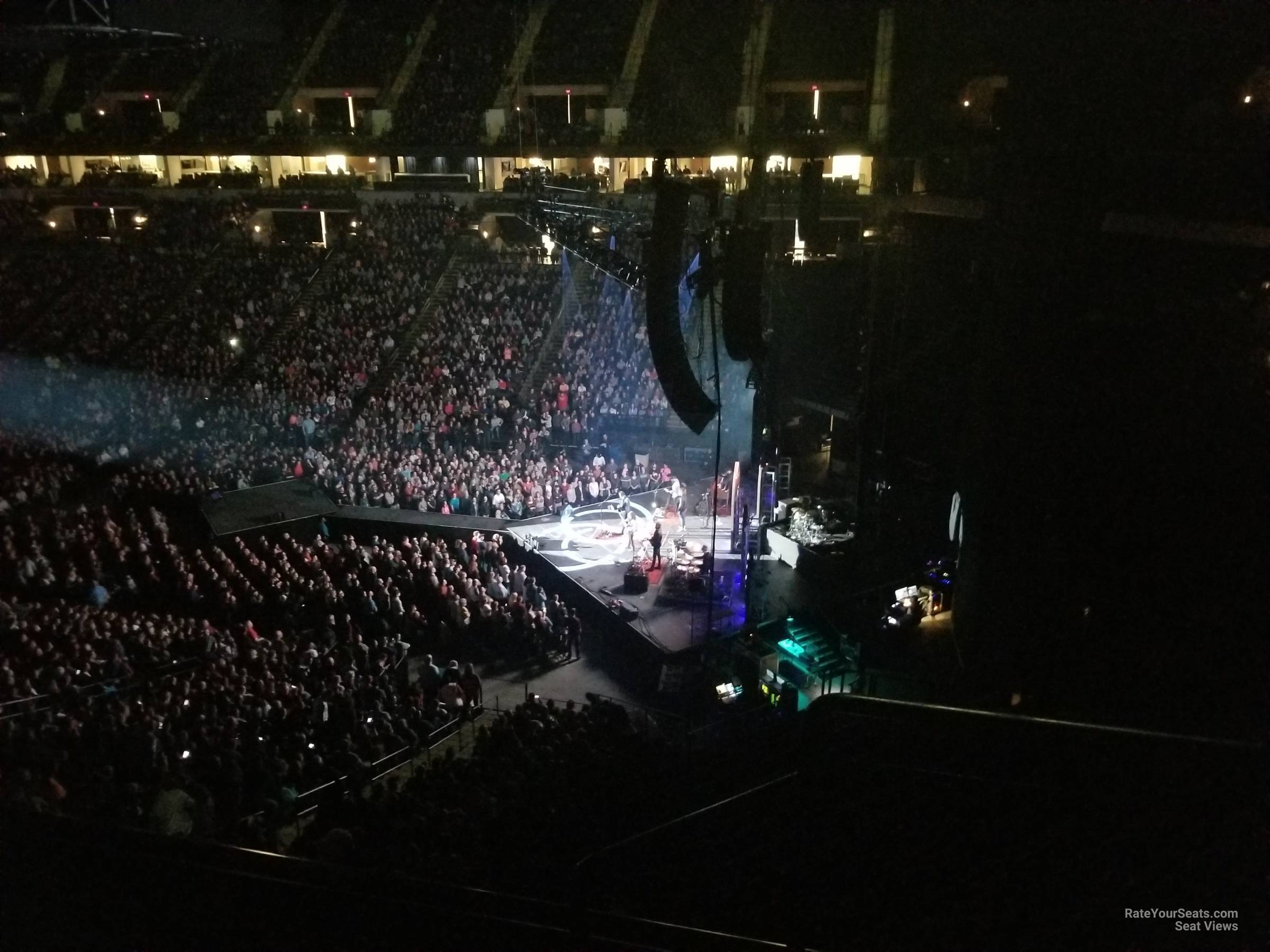 section 227, row c seat view  for concert - target center