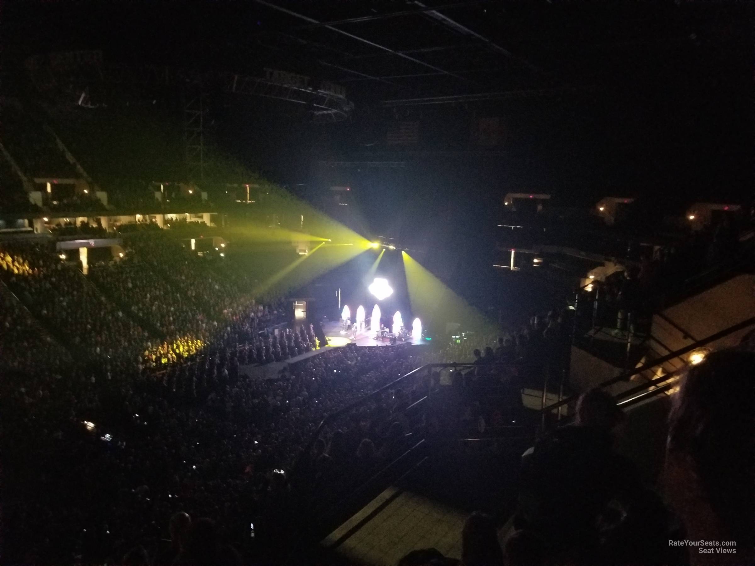 section 235, row c seat view  for concert - target center