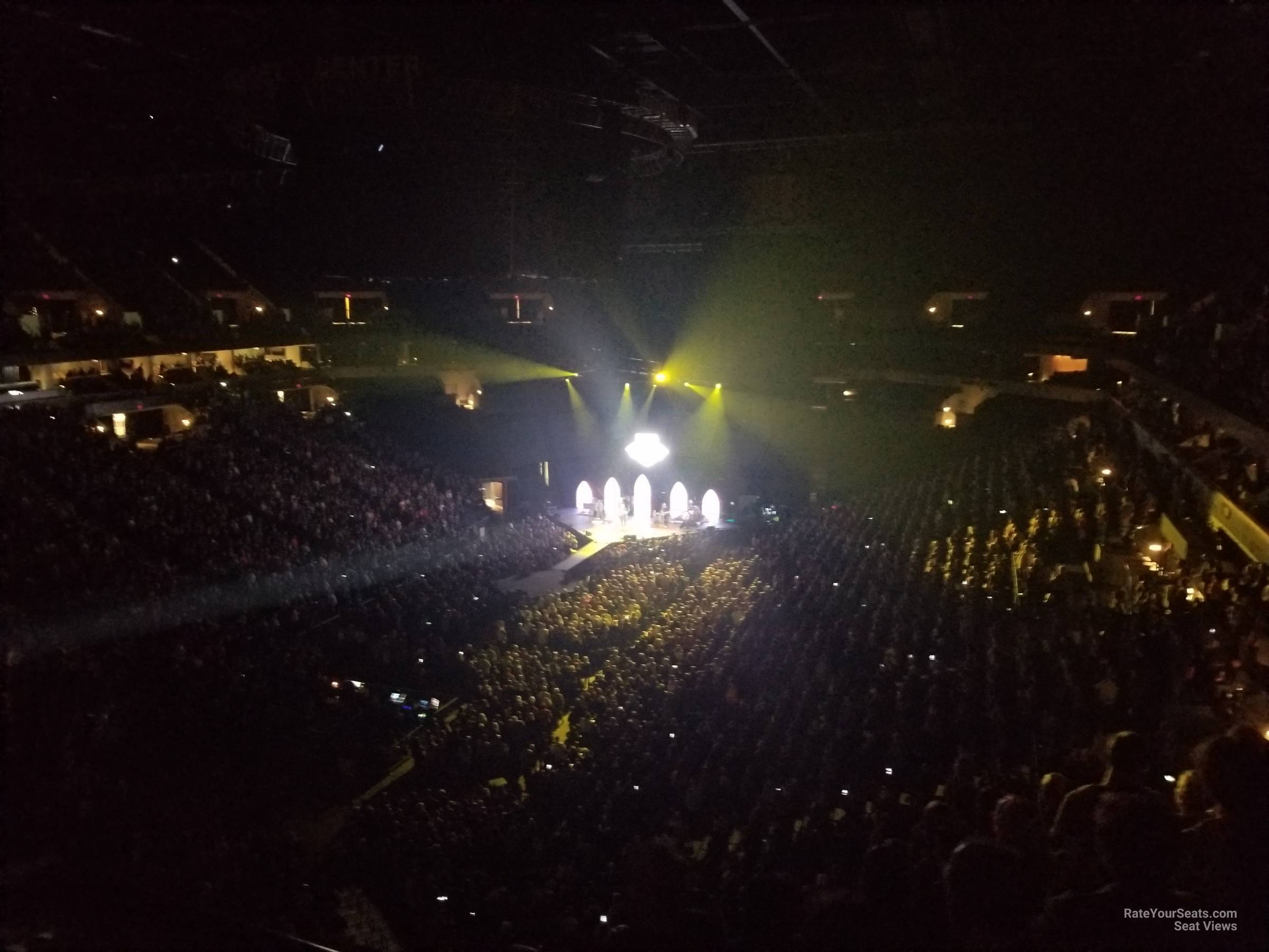 section 237, row c seat view  for concert - target center