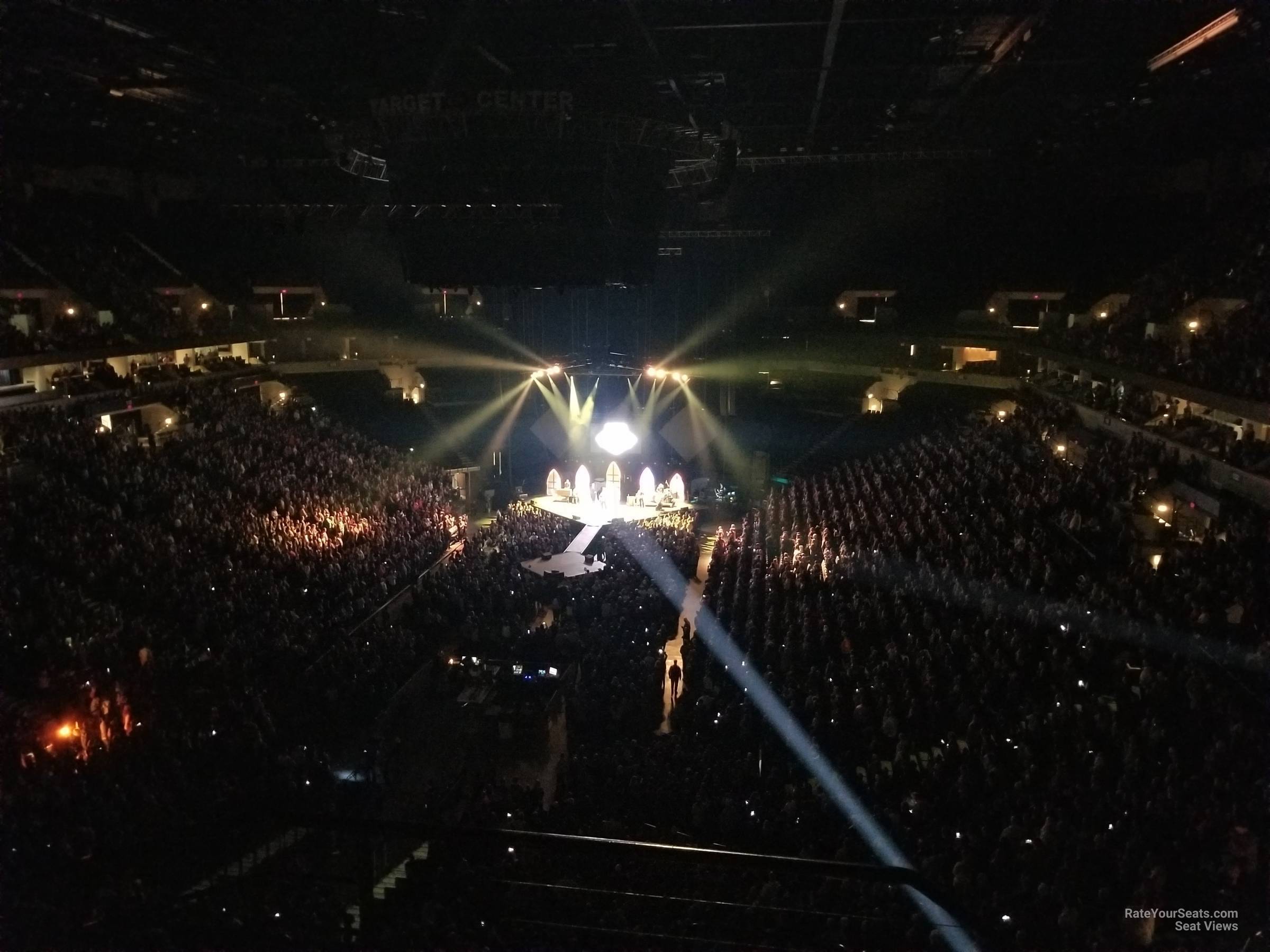 section 239, row c seat view  for concert - target center