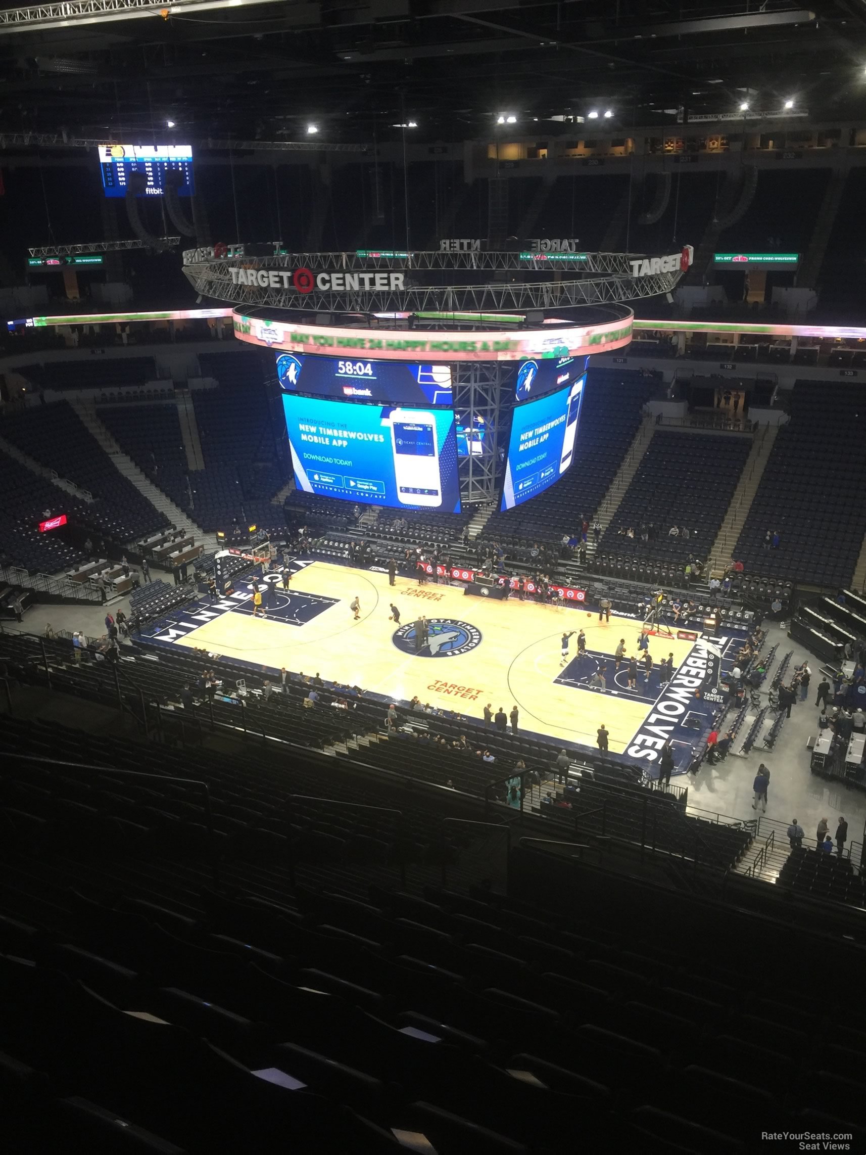 Target Center Section 208 - Minnesota Timberwolves - RateYourSeats.com