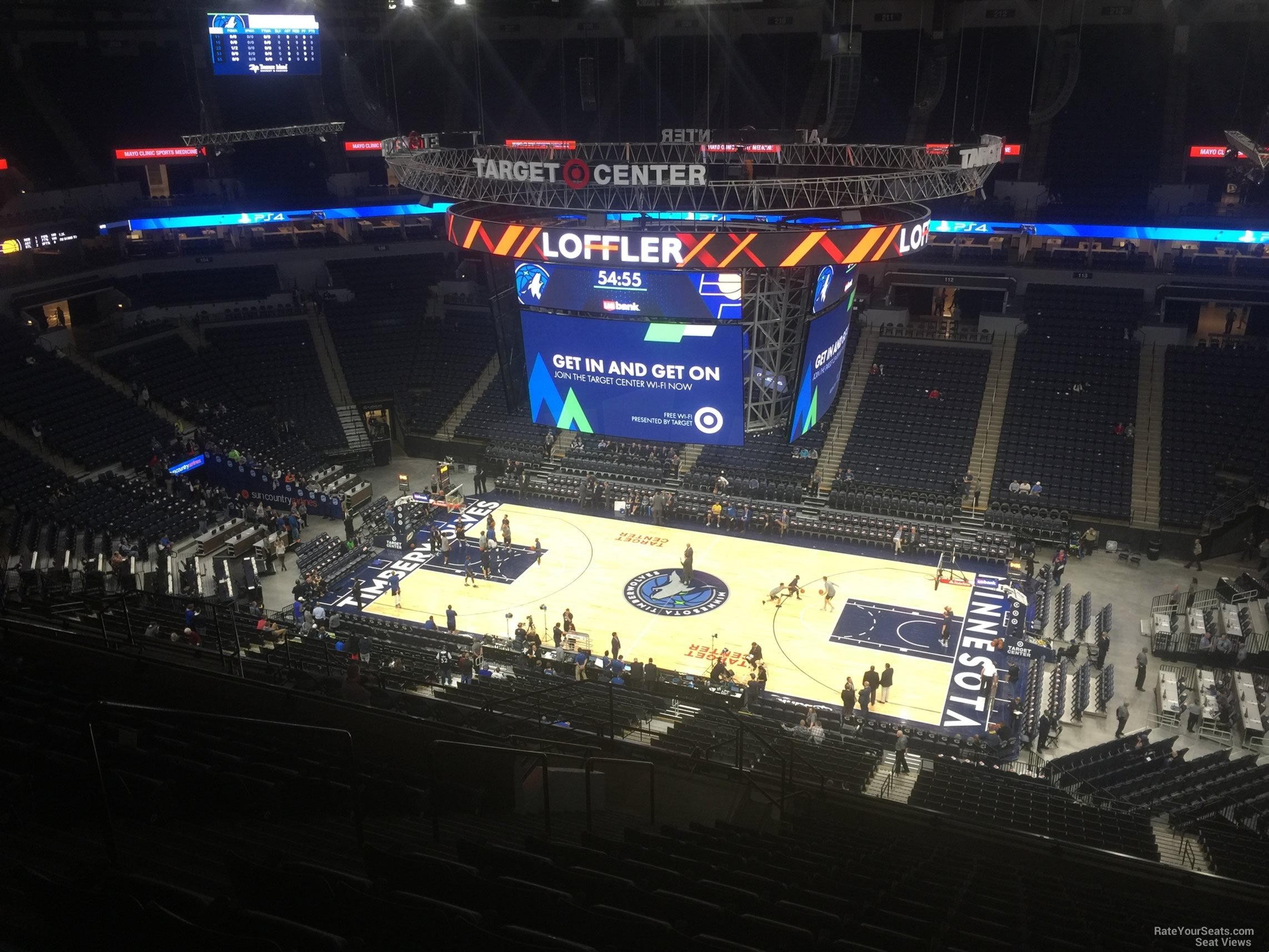 Section 229 at Target Center