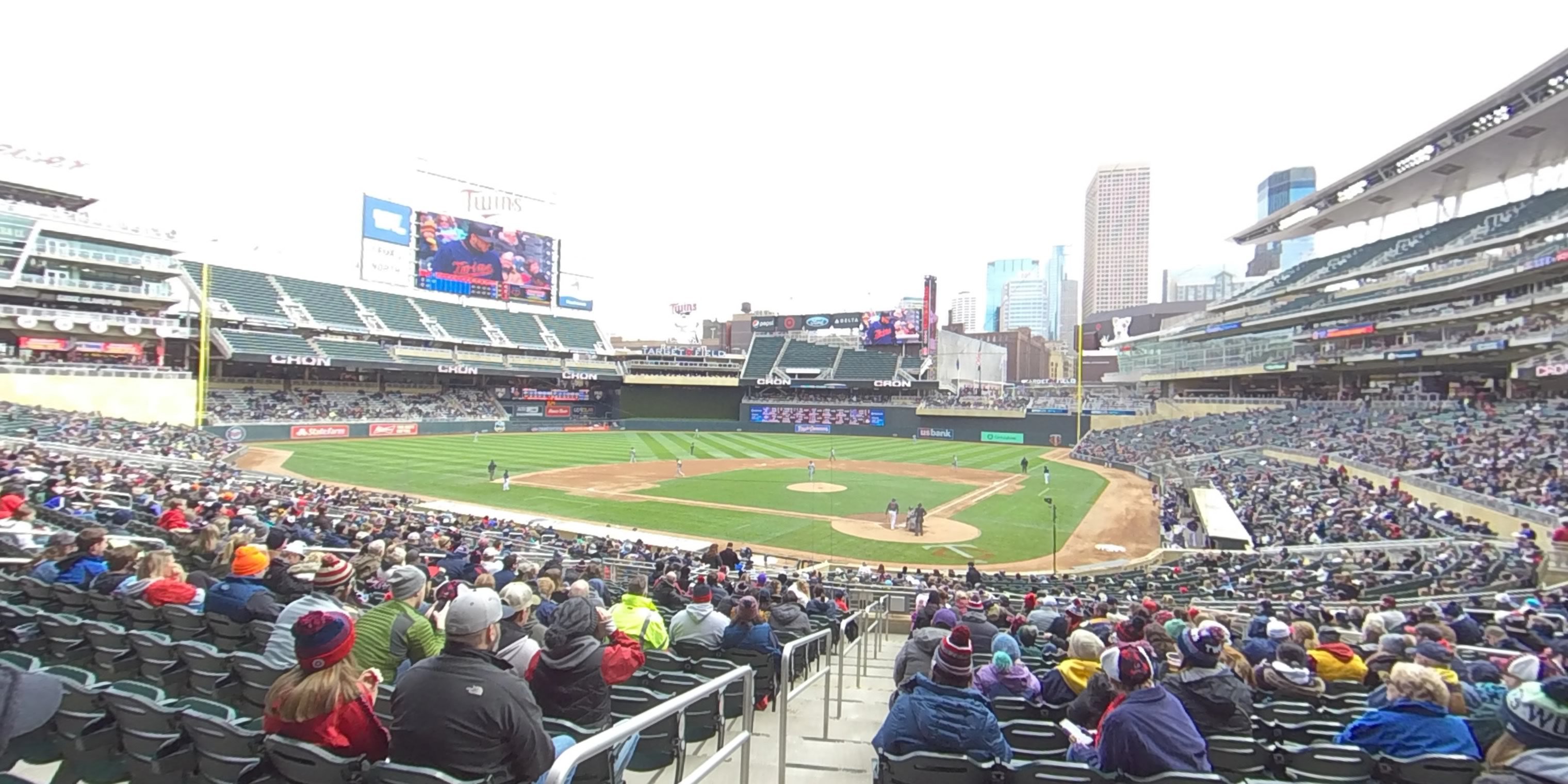section 116 panoramic seat view  - target field