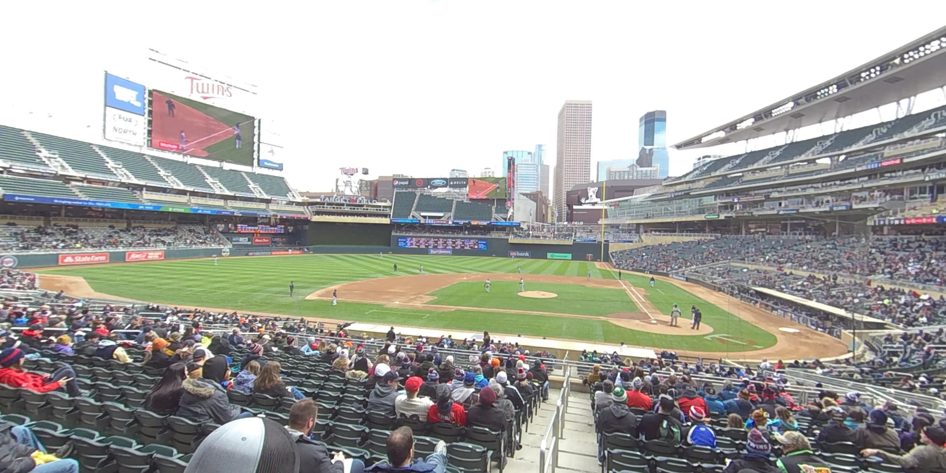 section 118 panoramic seat view  - target field