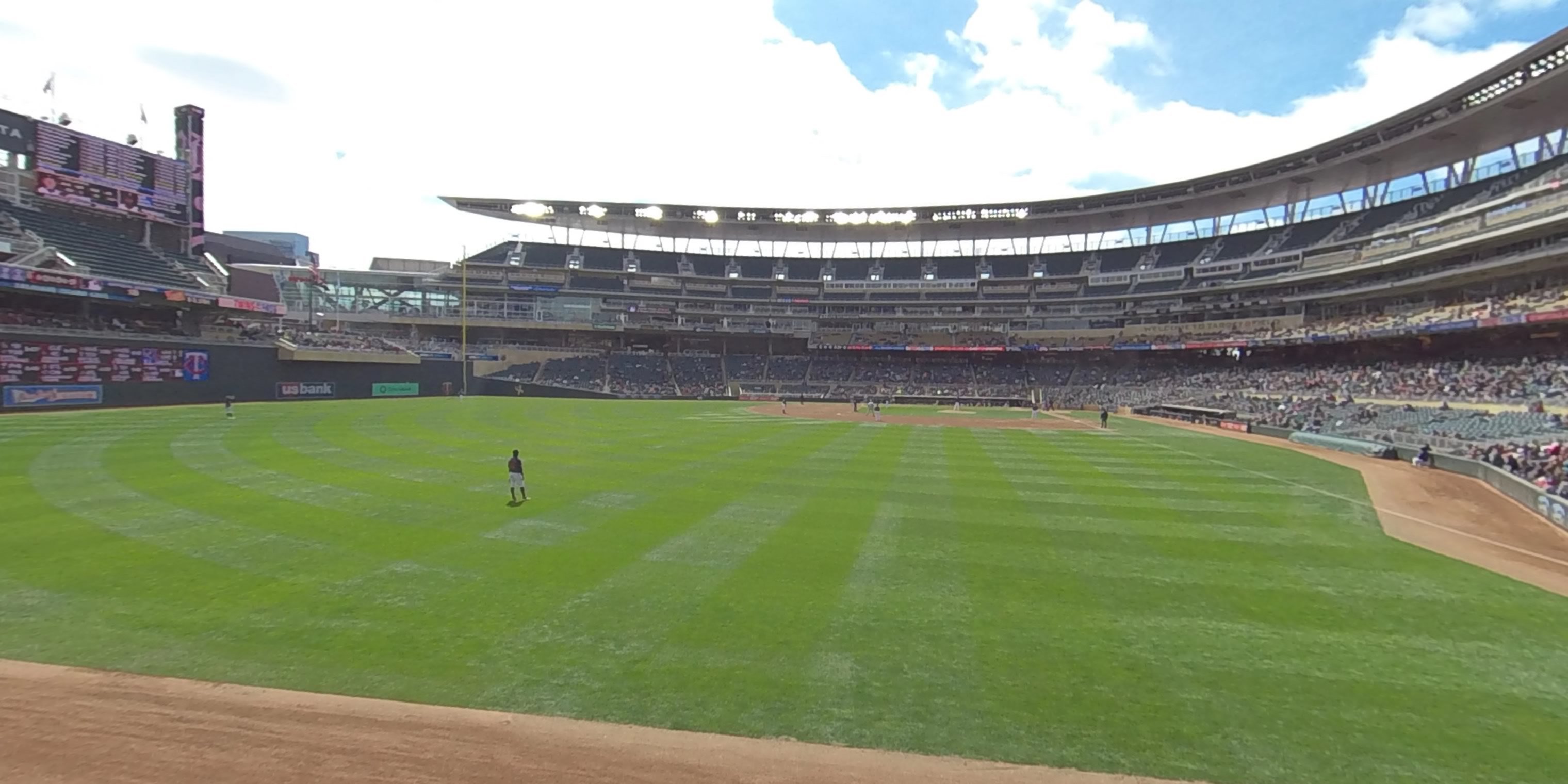 section 128 panoramic seat view  - target field