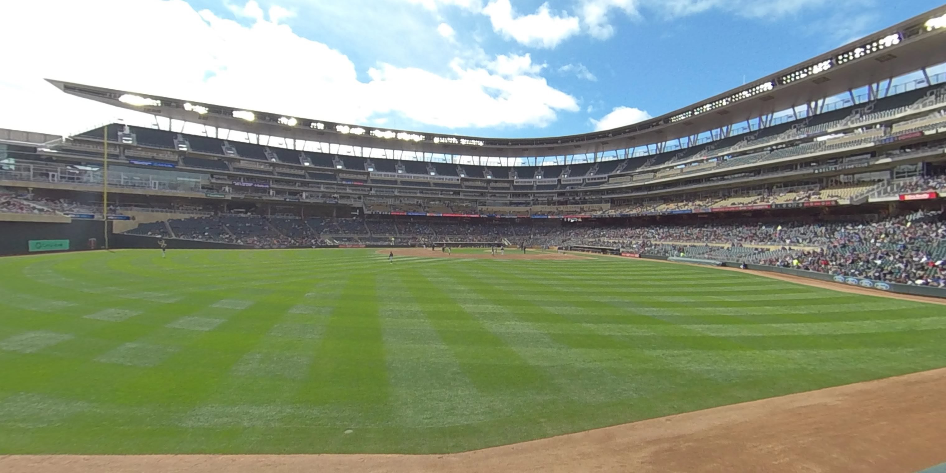 section 130 panoramic seat view  - target field