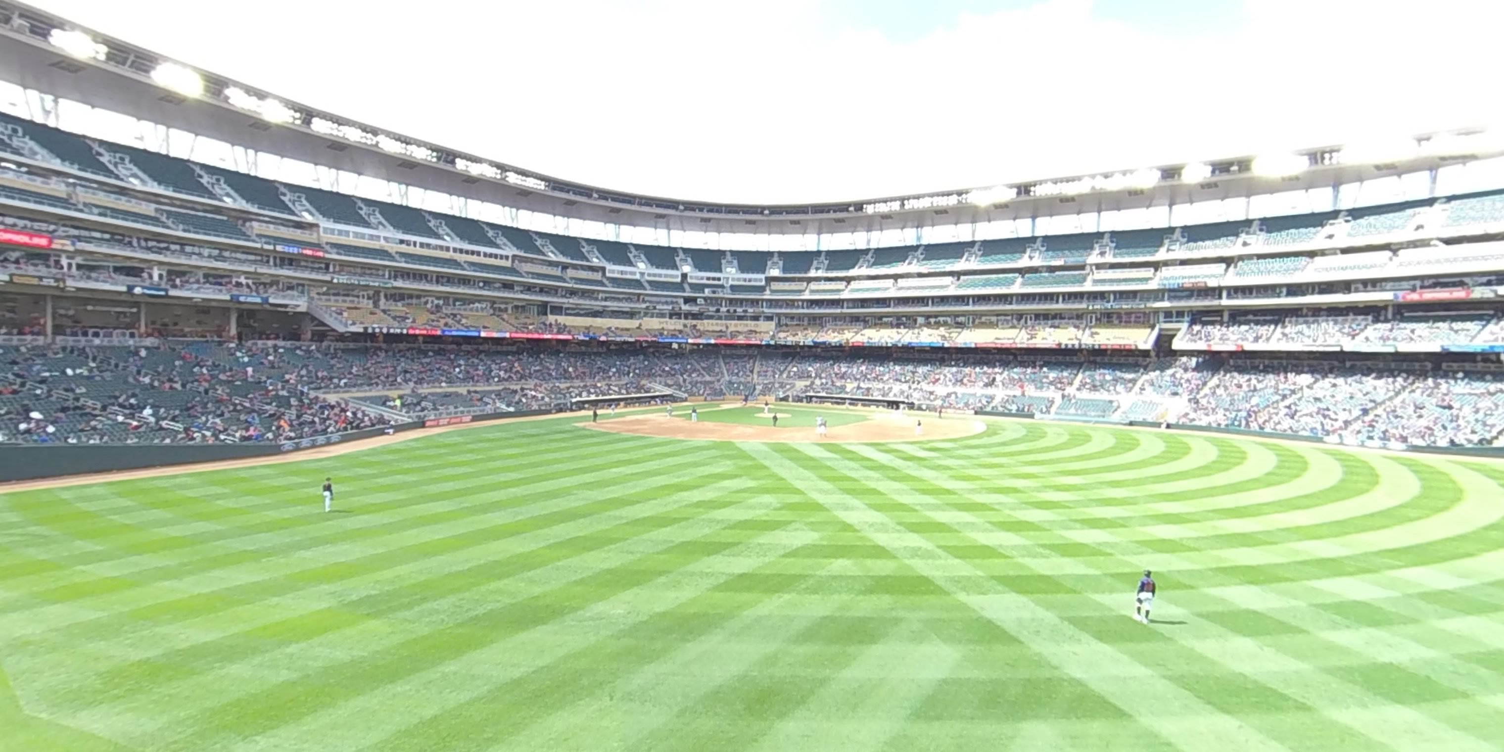 section 132 panoramic seat view  - target field