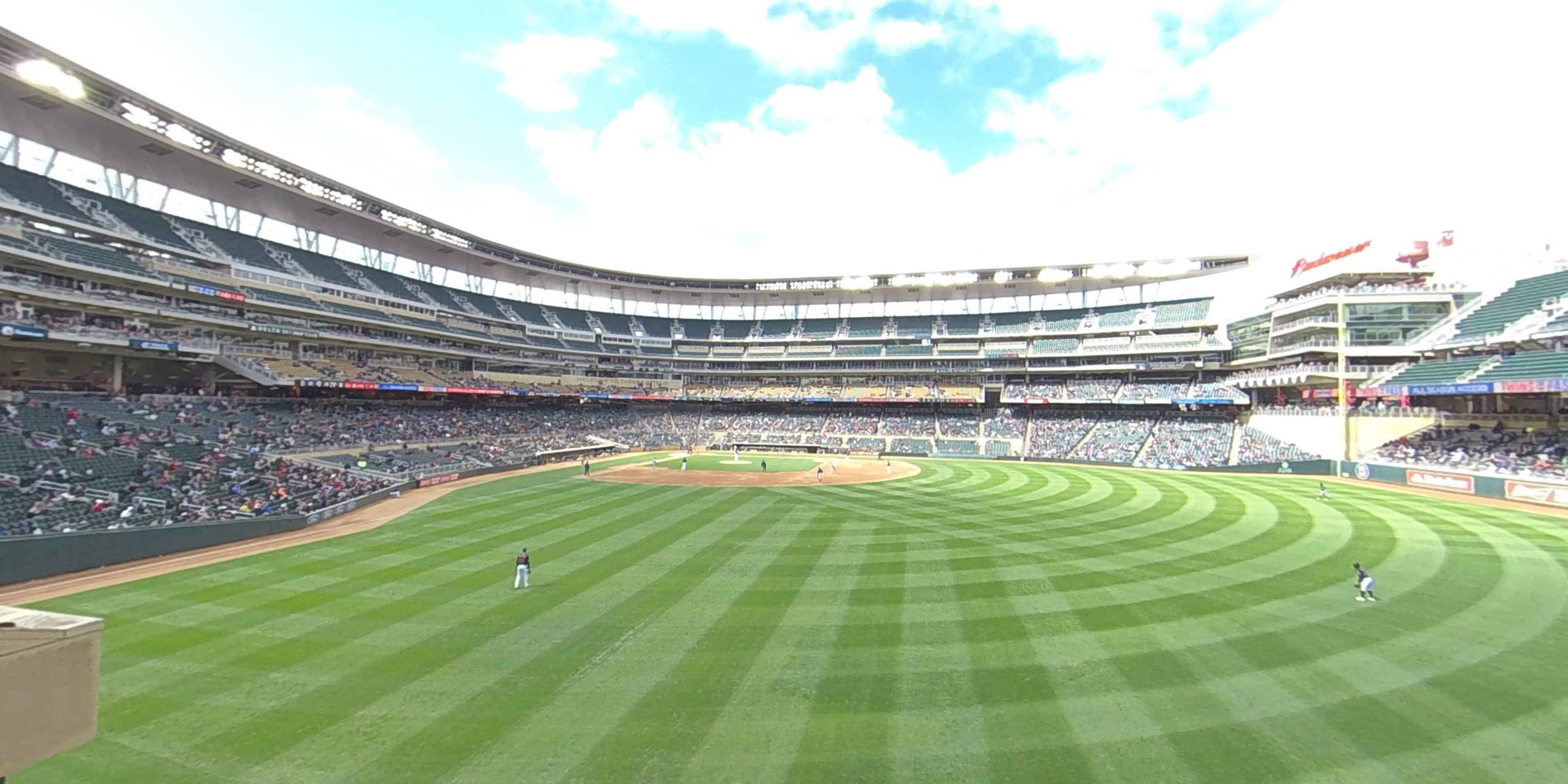 section 134 panoramic seat view  - target field