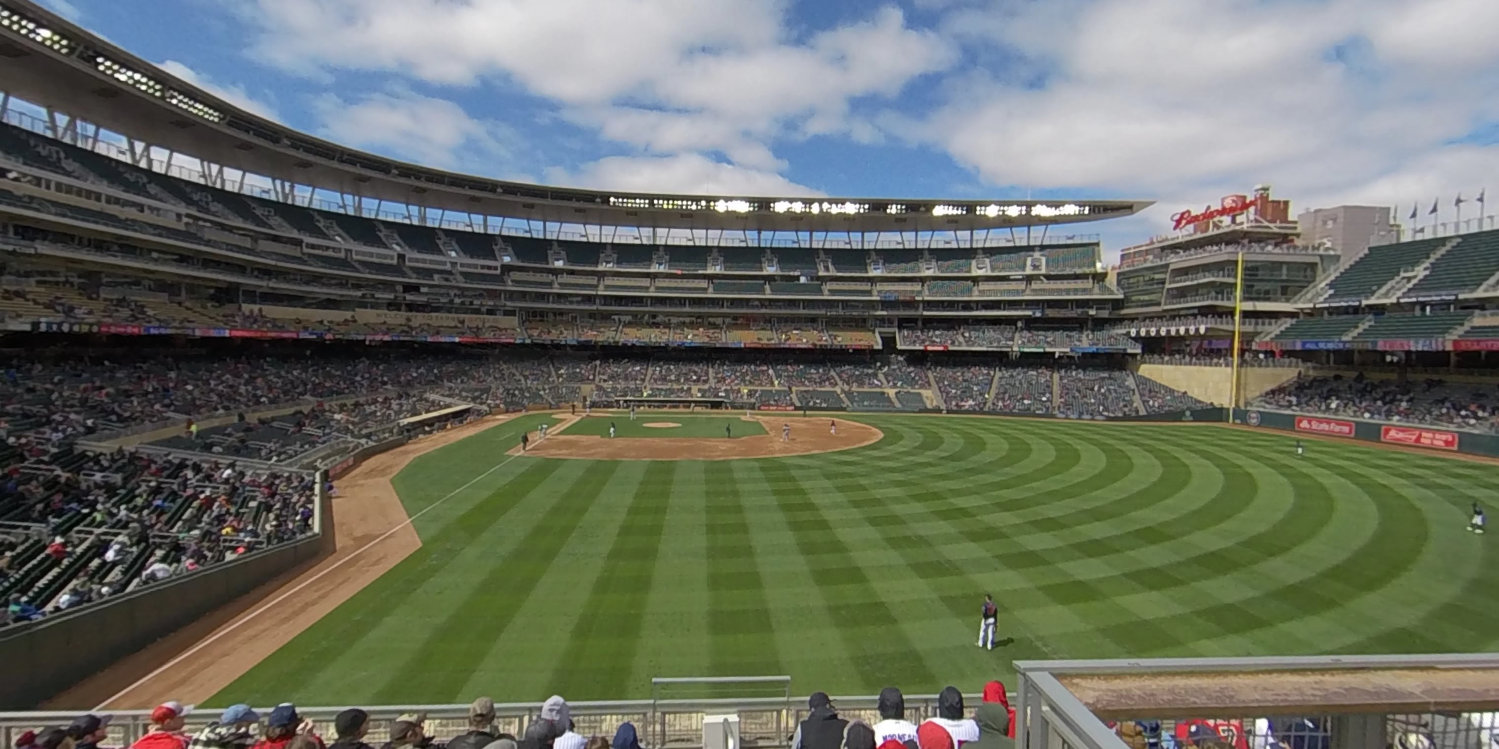 section 136 panoramic seat view  - target field