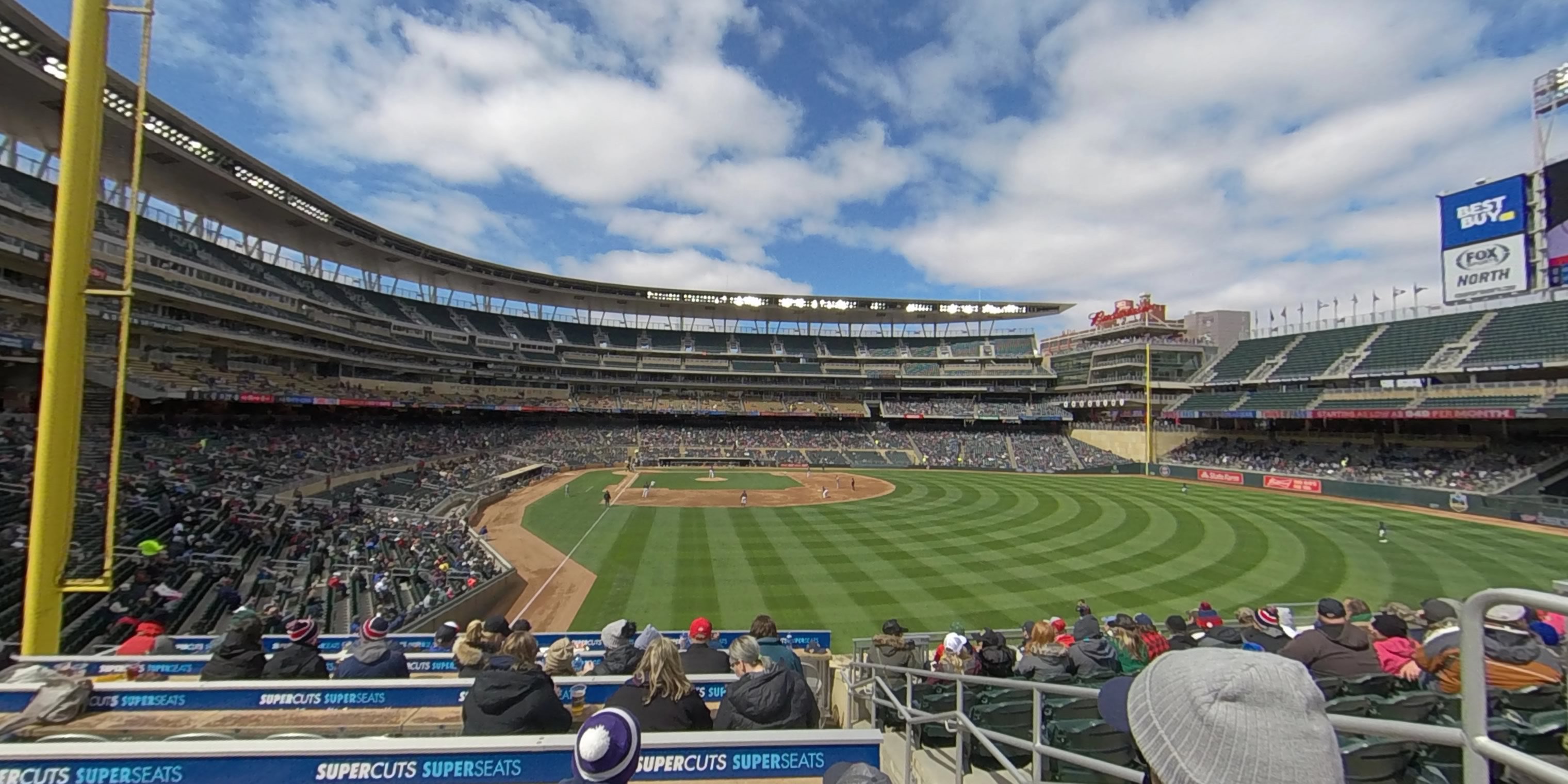 section 138 panoramic seat view  - target field
