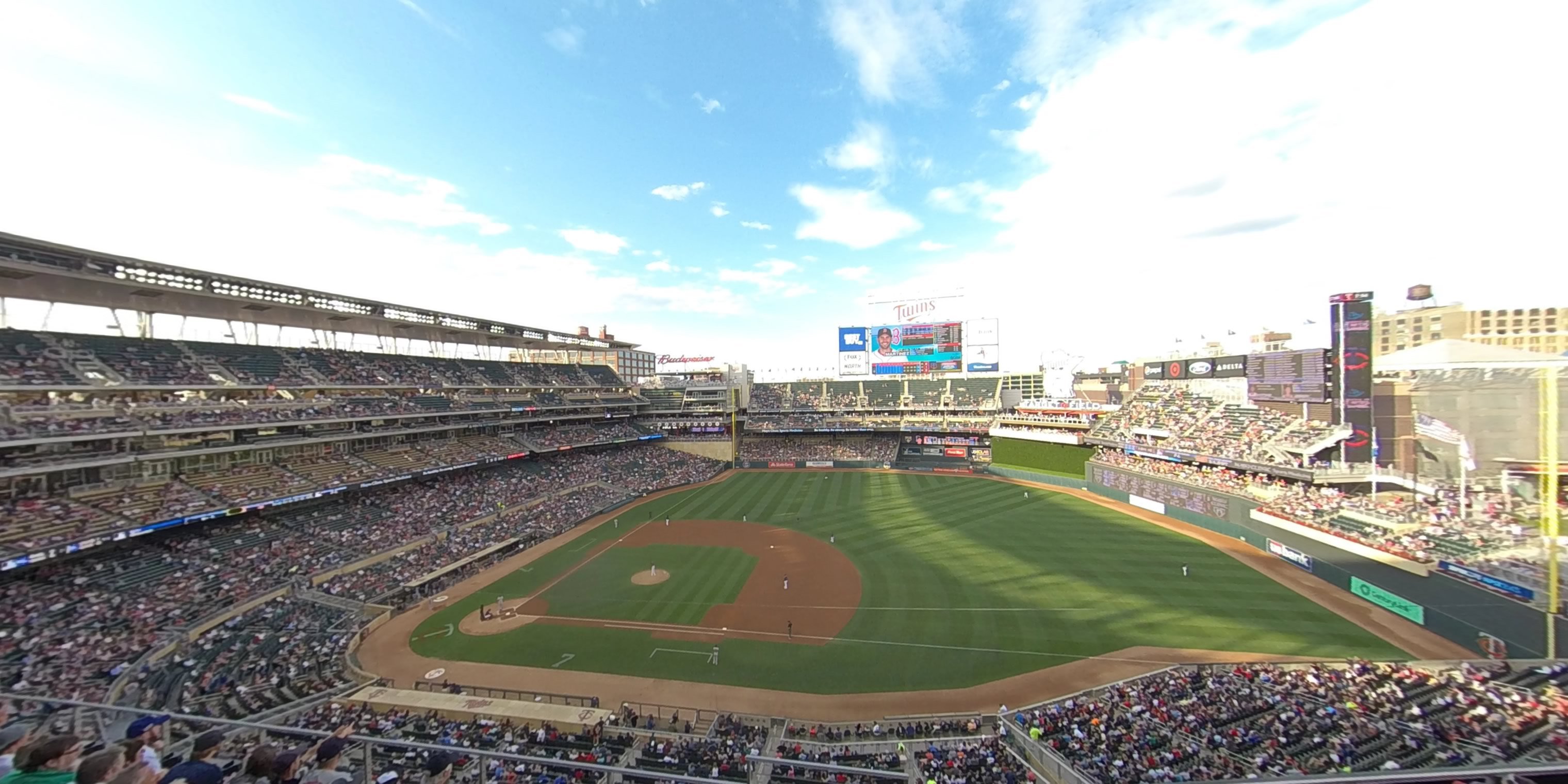 section 207 panoramic seat view  - target field