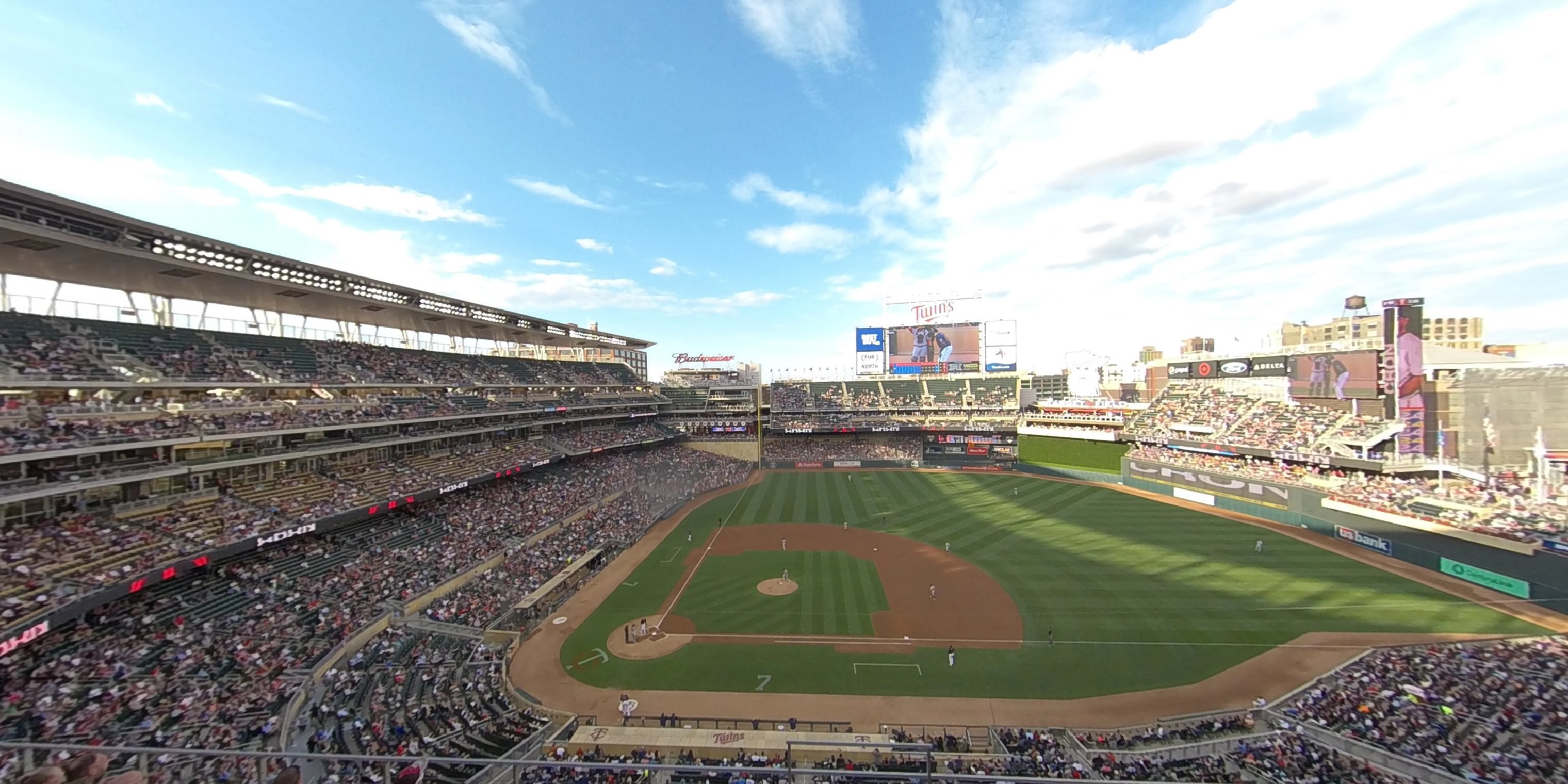 section 209 panoramic seat view  - target field