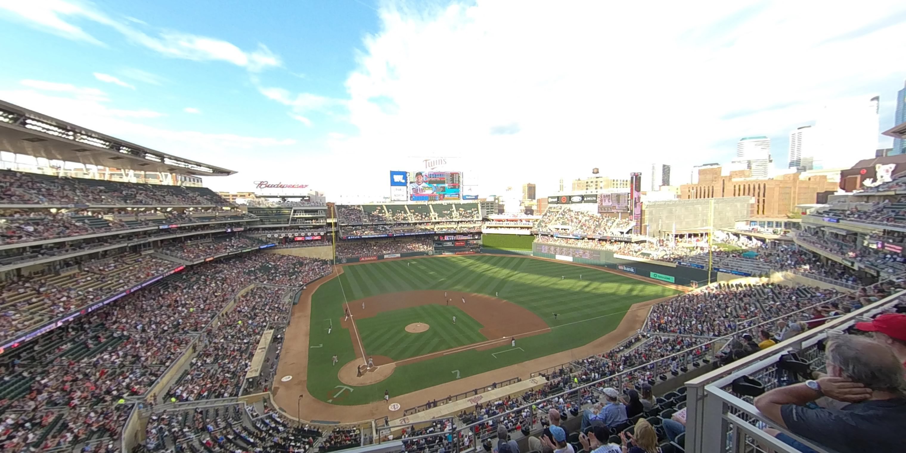 section 211 panoramic seat view  - target field