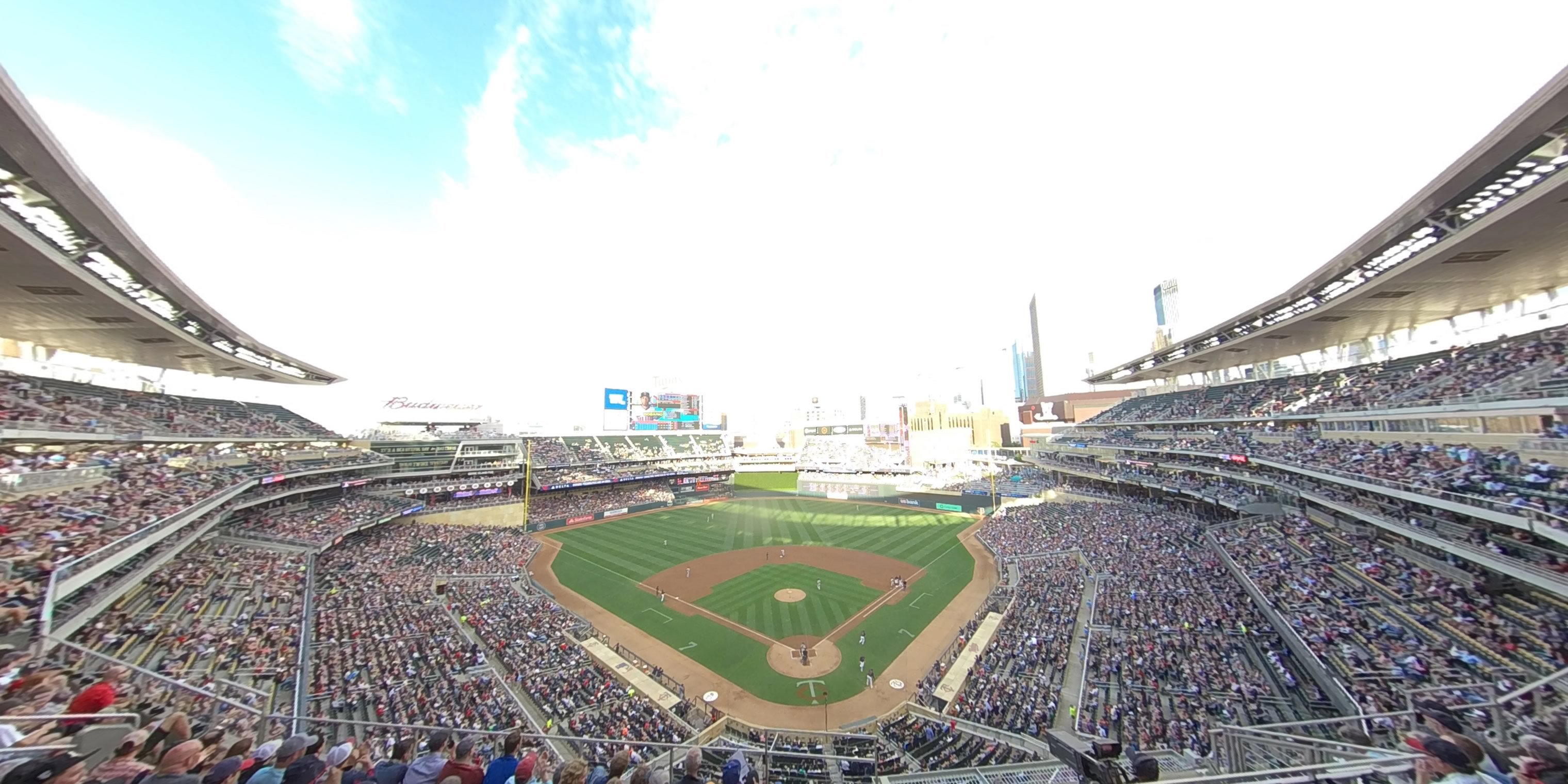 section 215 panoramic seat view  - target field