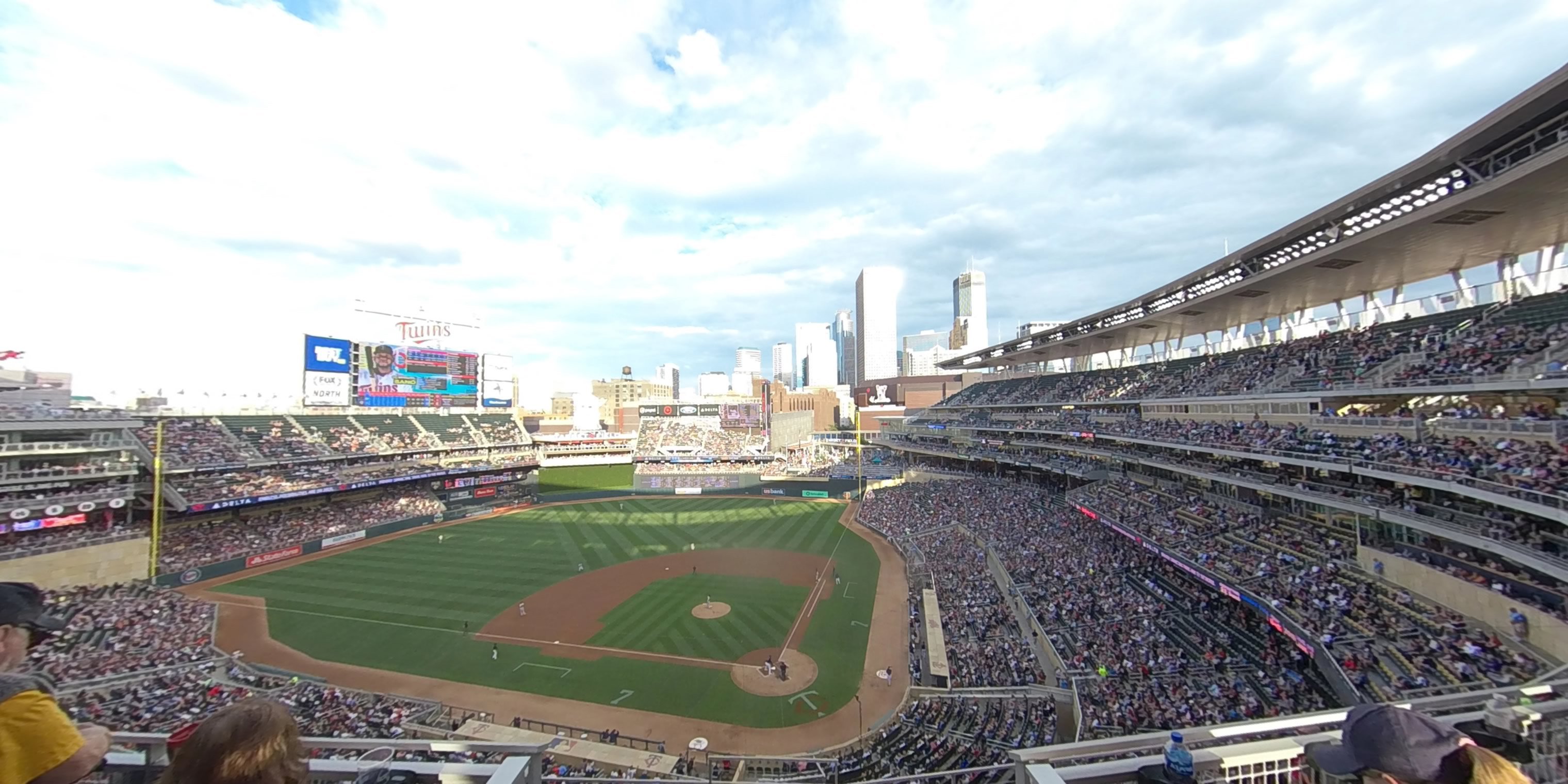 section 217 panoramic seat view  - target field