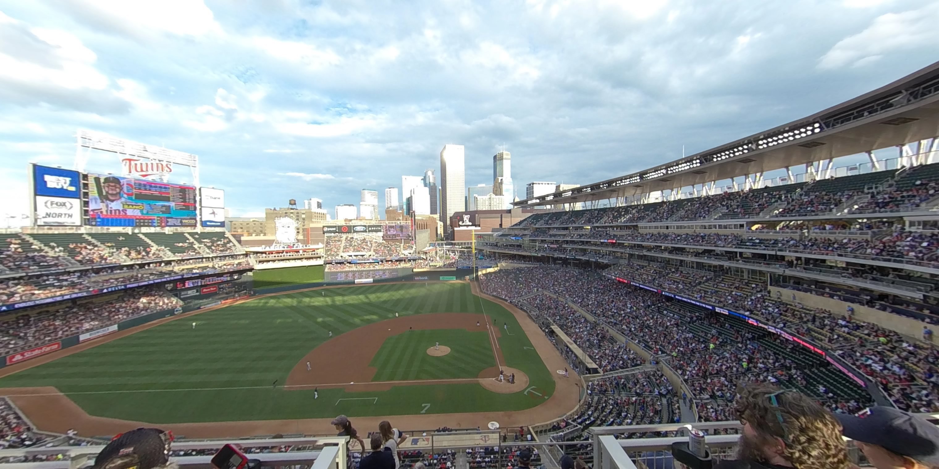 section 219 panoramic seat view  - target field