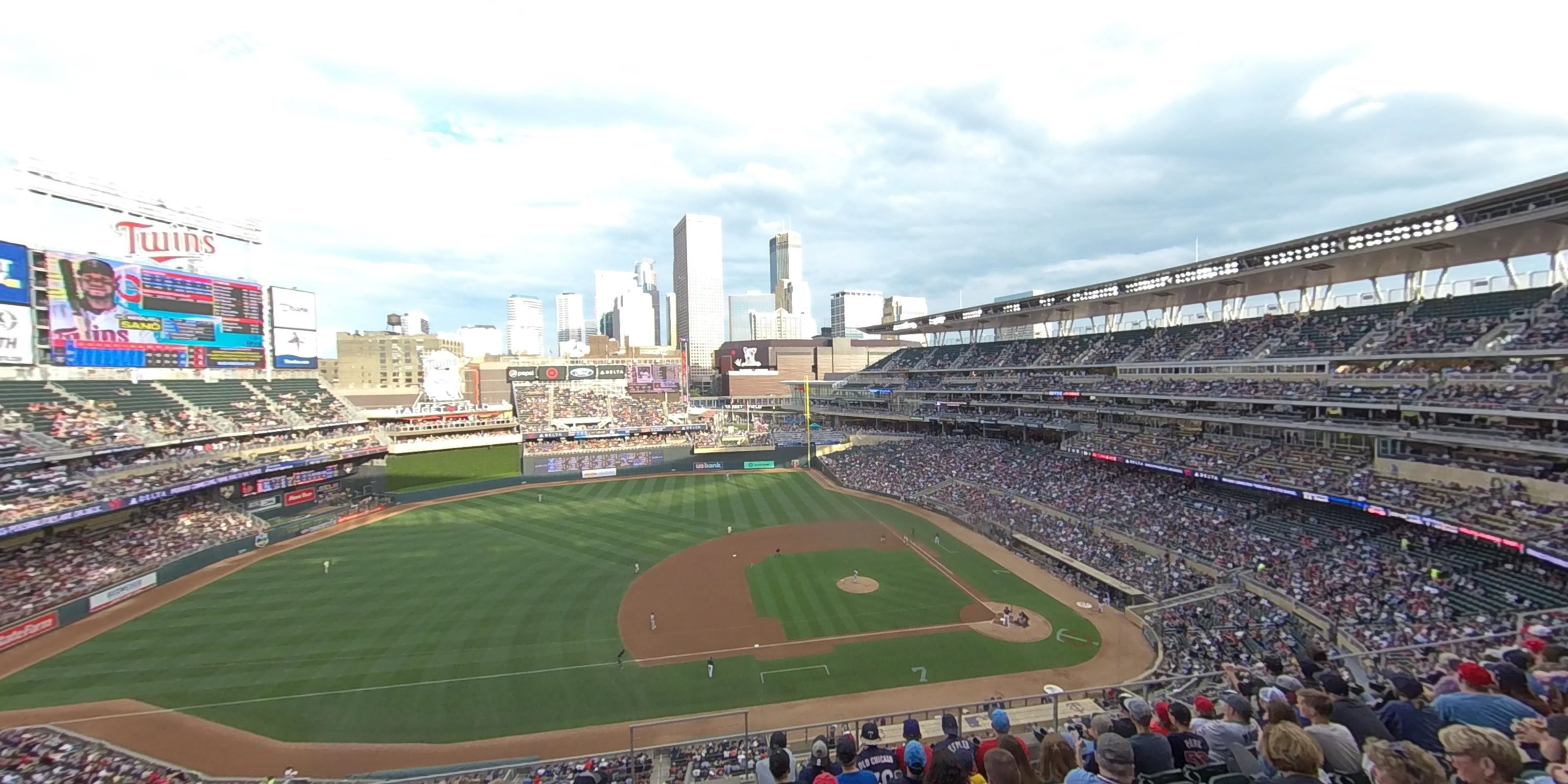 section 221 panoramic seat view  - target field
