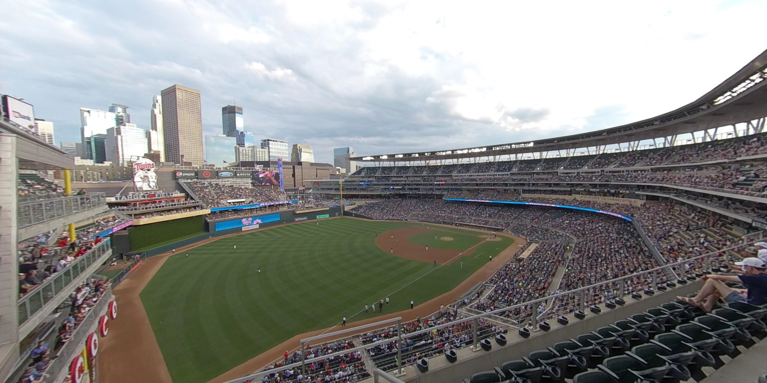 section 227 panoramic seat view  - target field