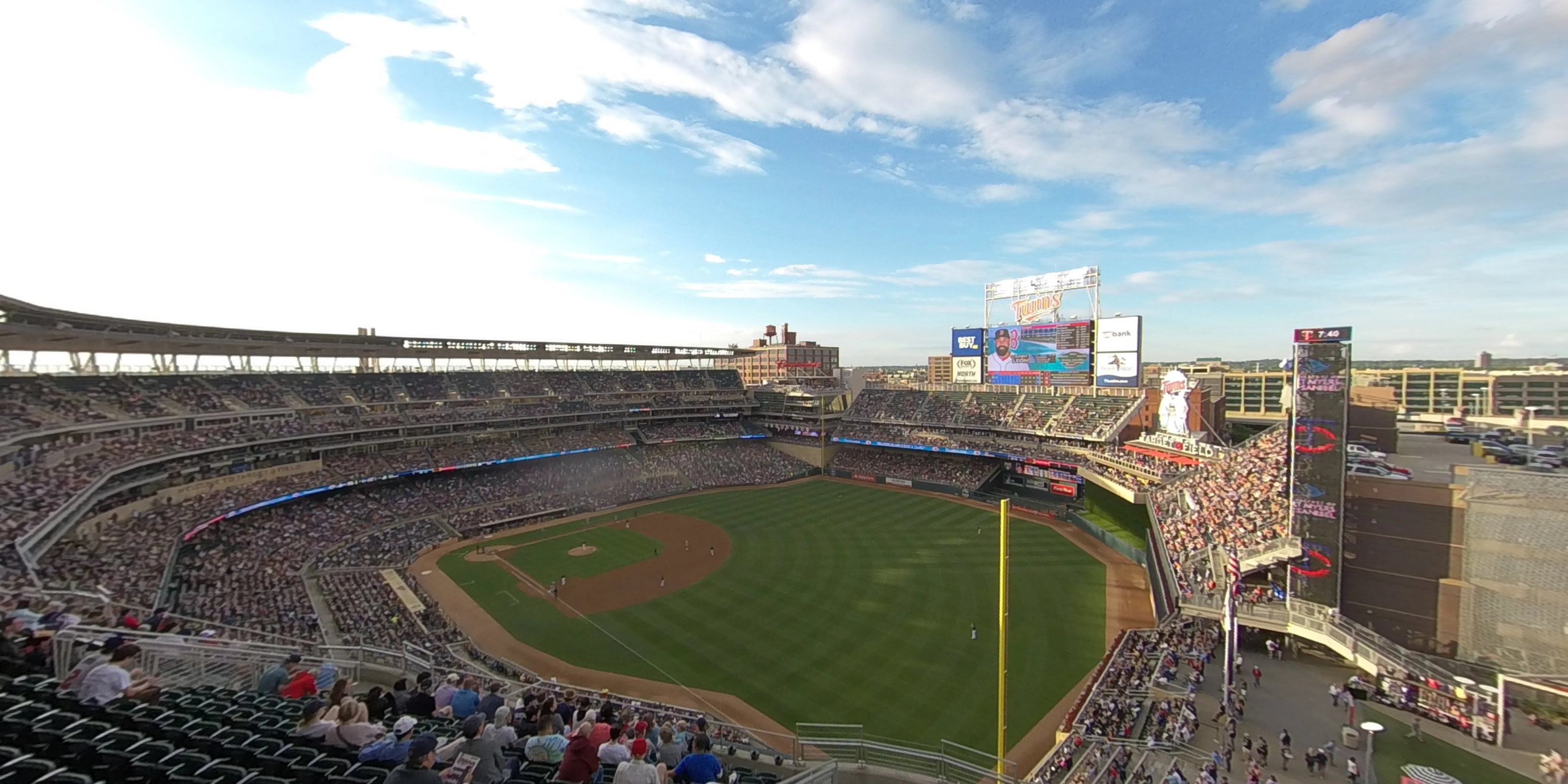 section 301 panoramic seat view  - target field