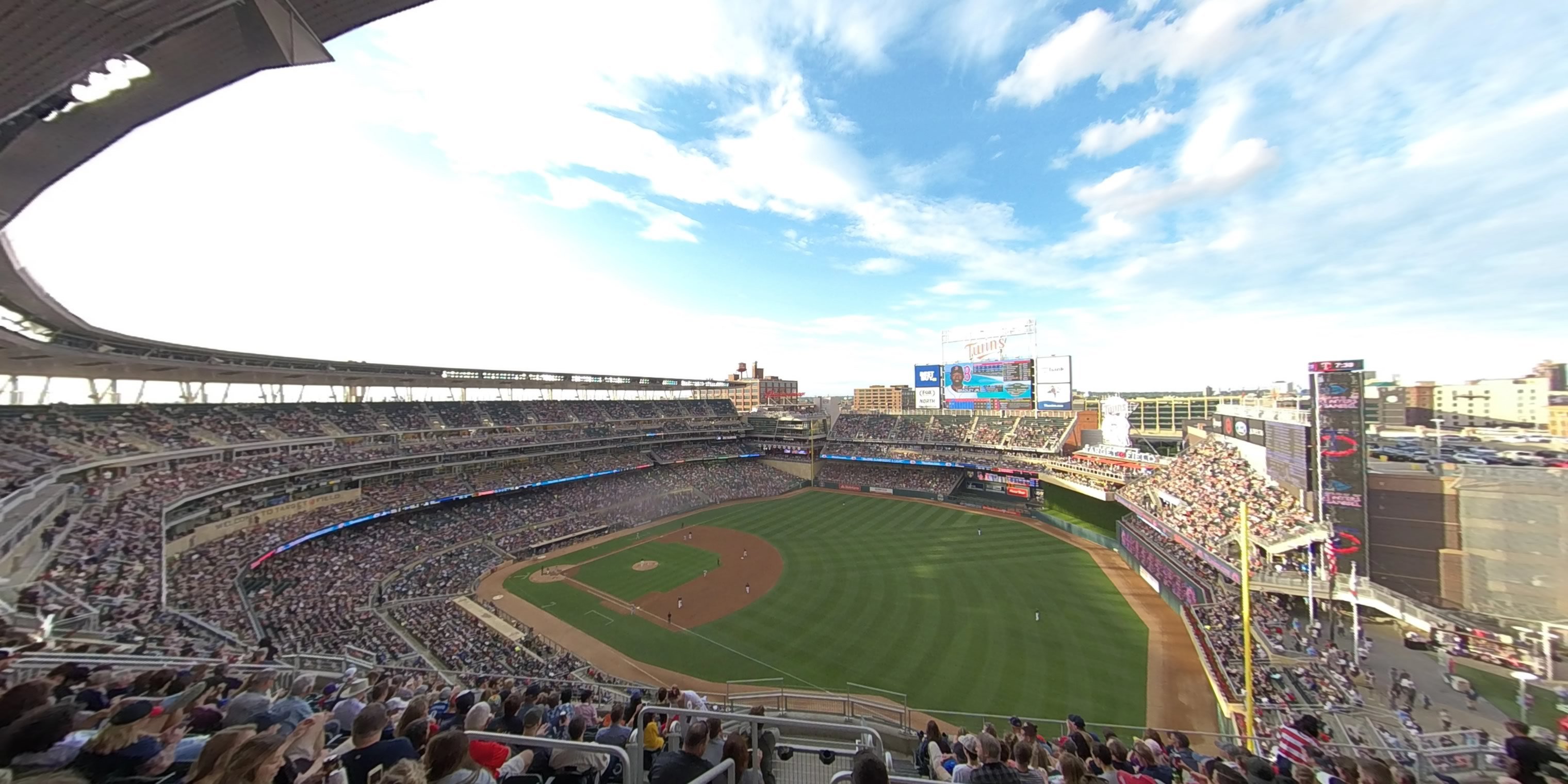 section 303 panoramic seat view  - target field