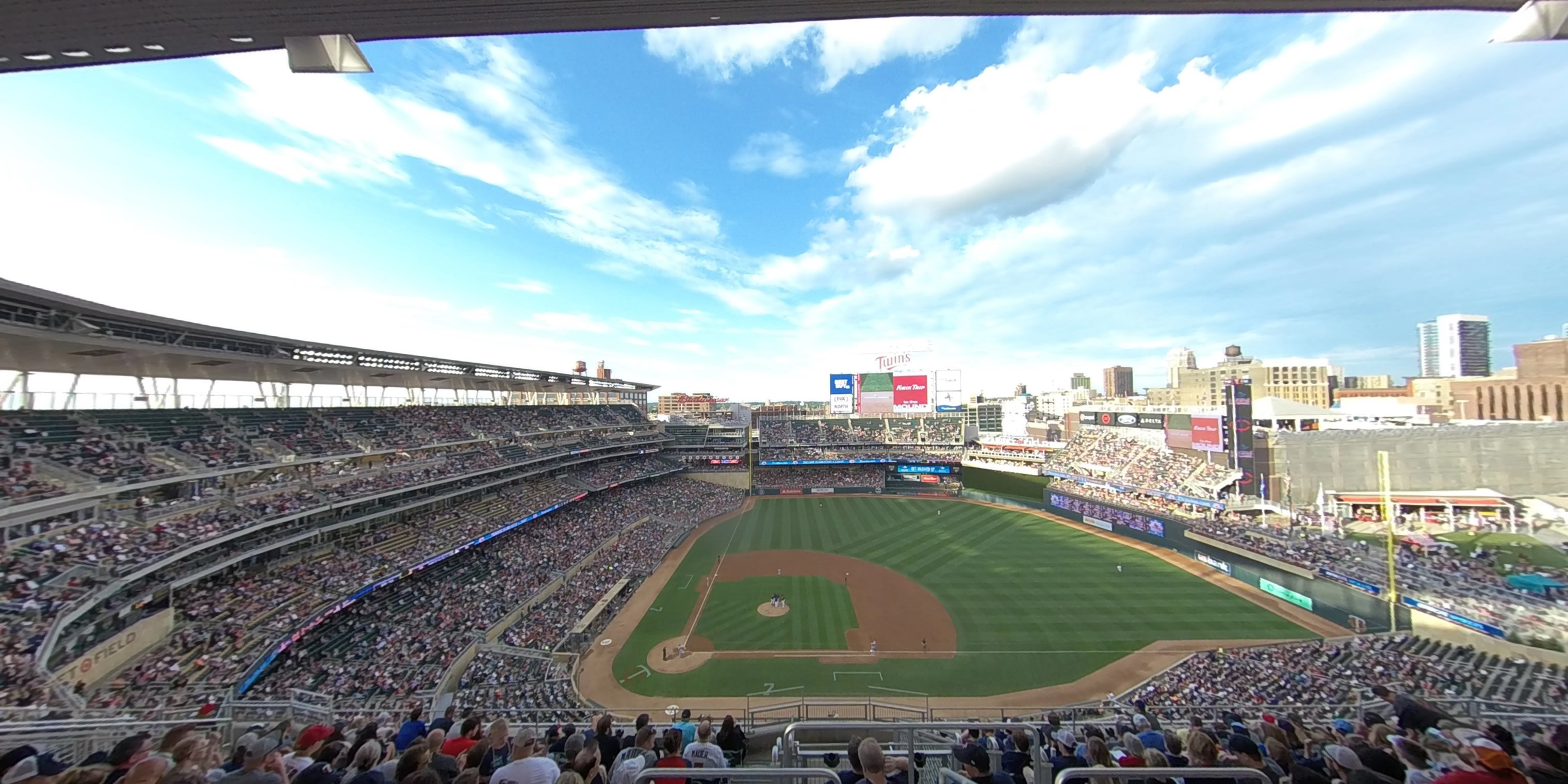 section 309 panoramic seat view  - target field