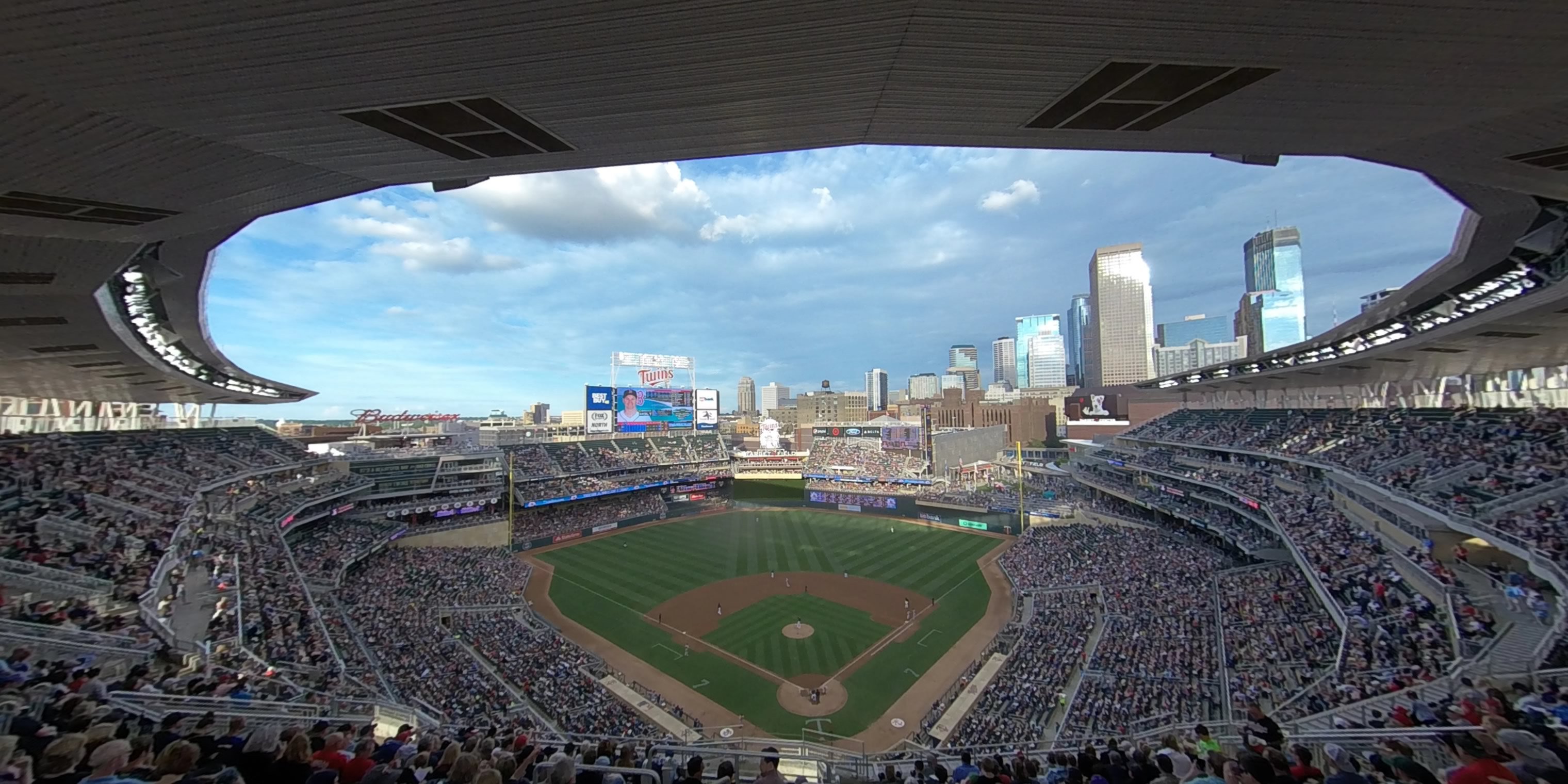 section 315 panoramic seat view  - target field